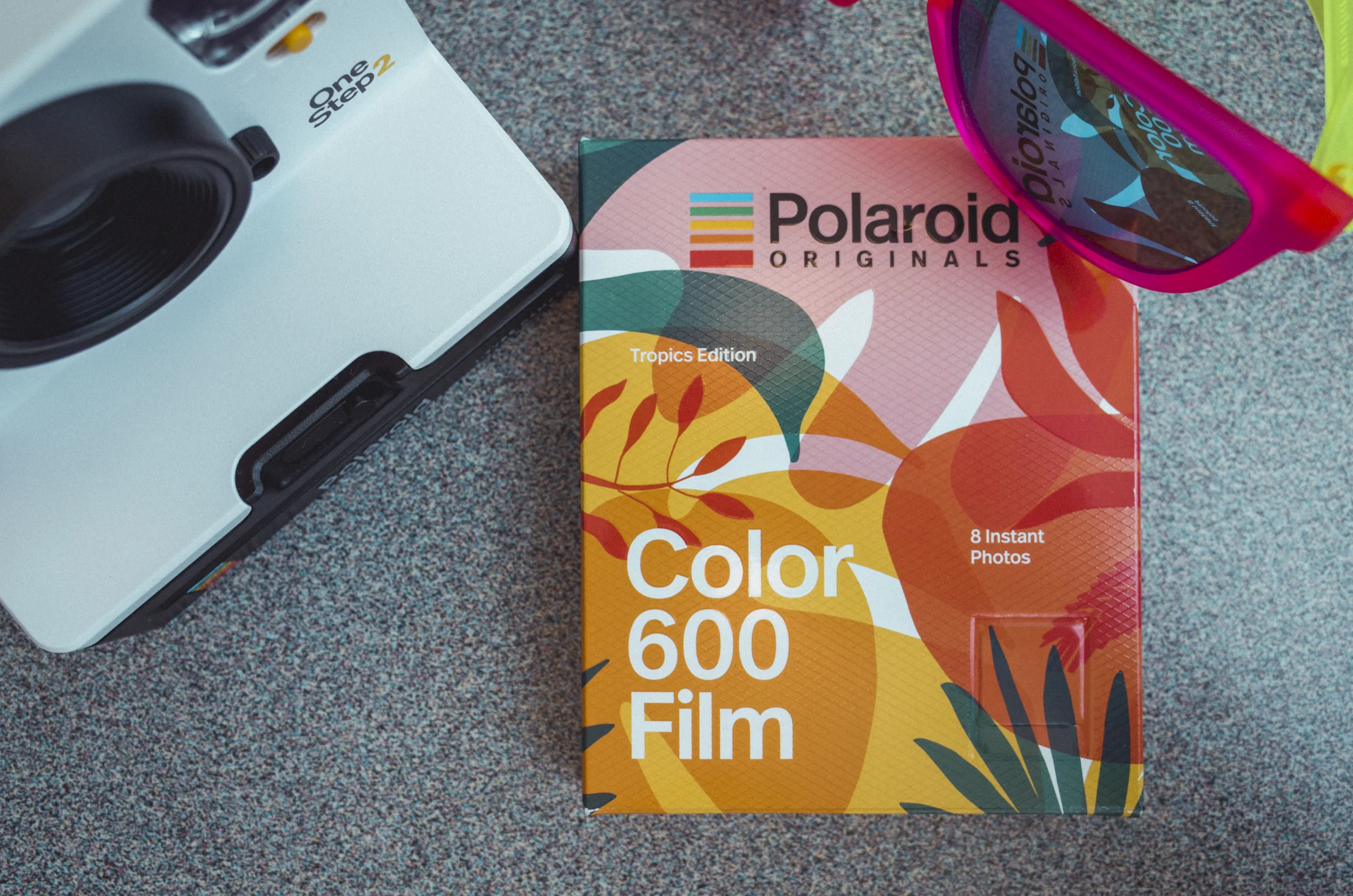 Polaroid 600 Color Film Tropical Edition Expired Vintage 2018