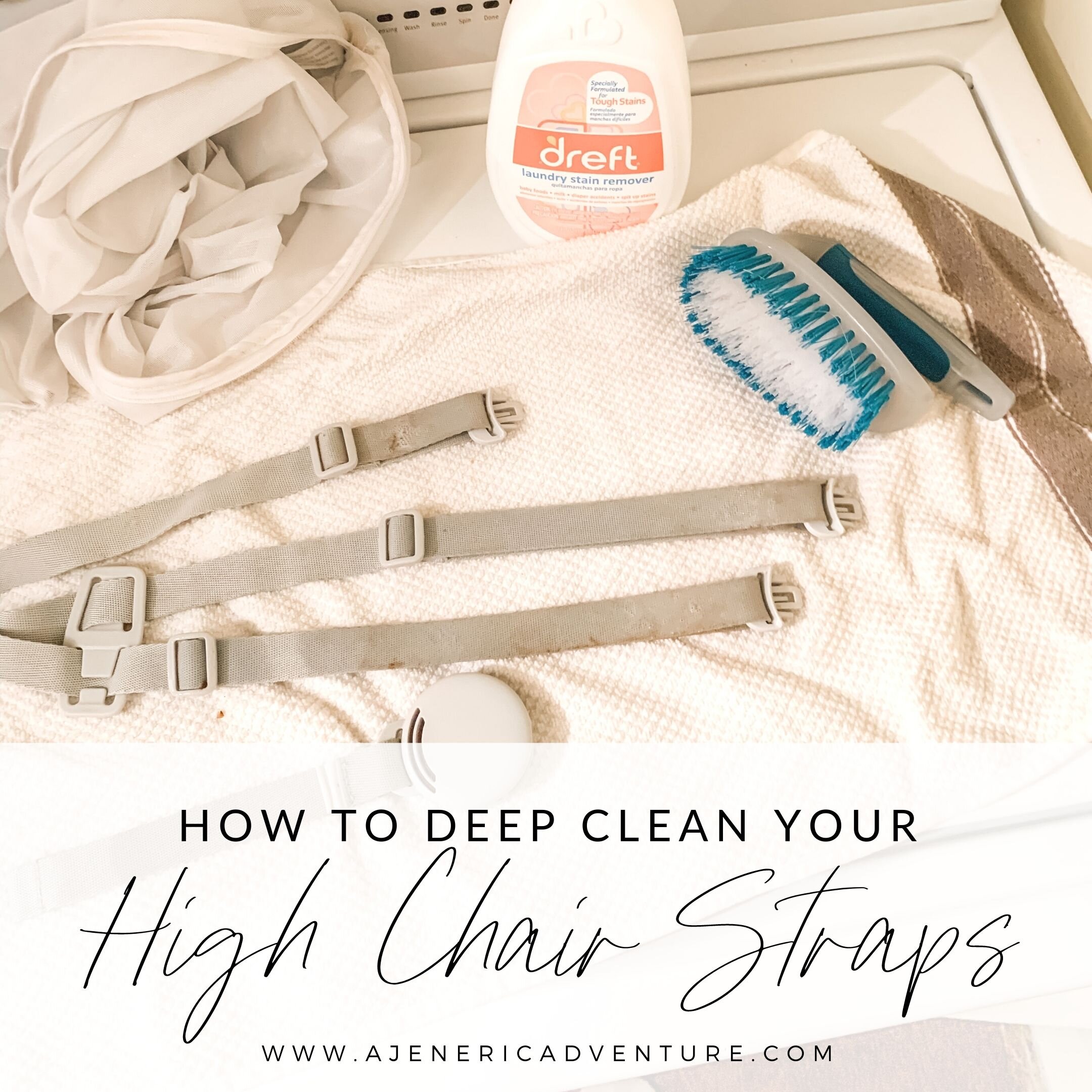 How To Deep Clean your High Chair Straps