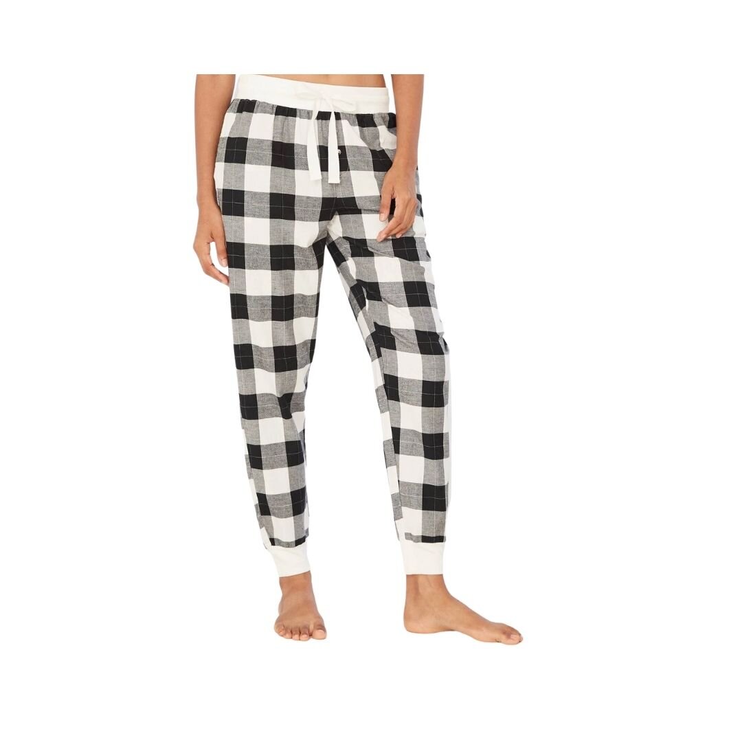 WOMEN'S PERFECTLY COZY PLAID FLANNEL JOGGER PAJAMA PANT