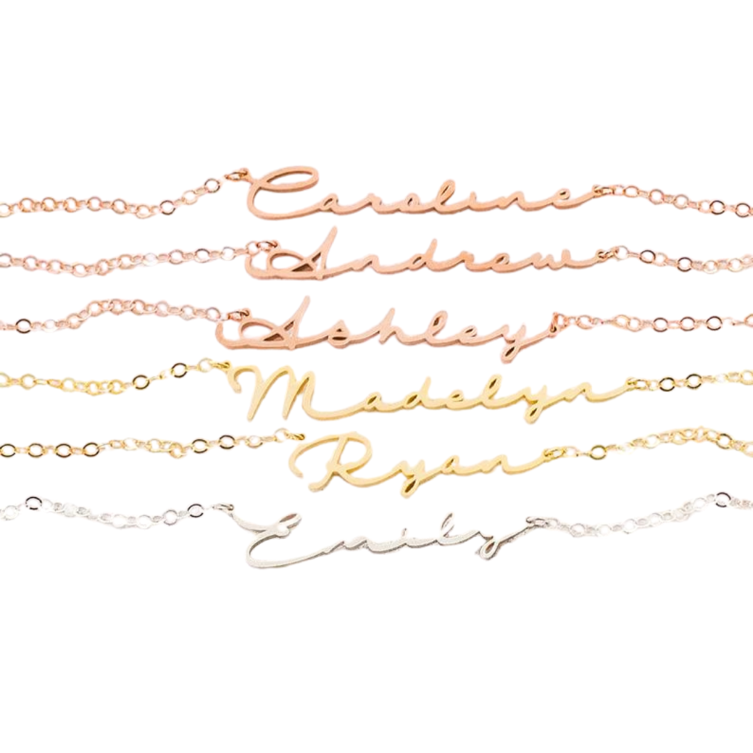 Minimalist Name Necklace by CaitlynMinimalist