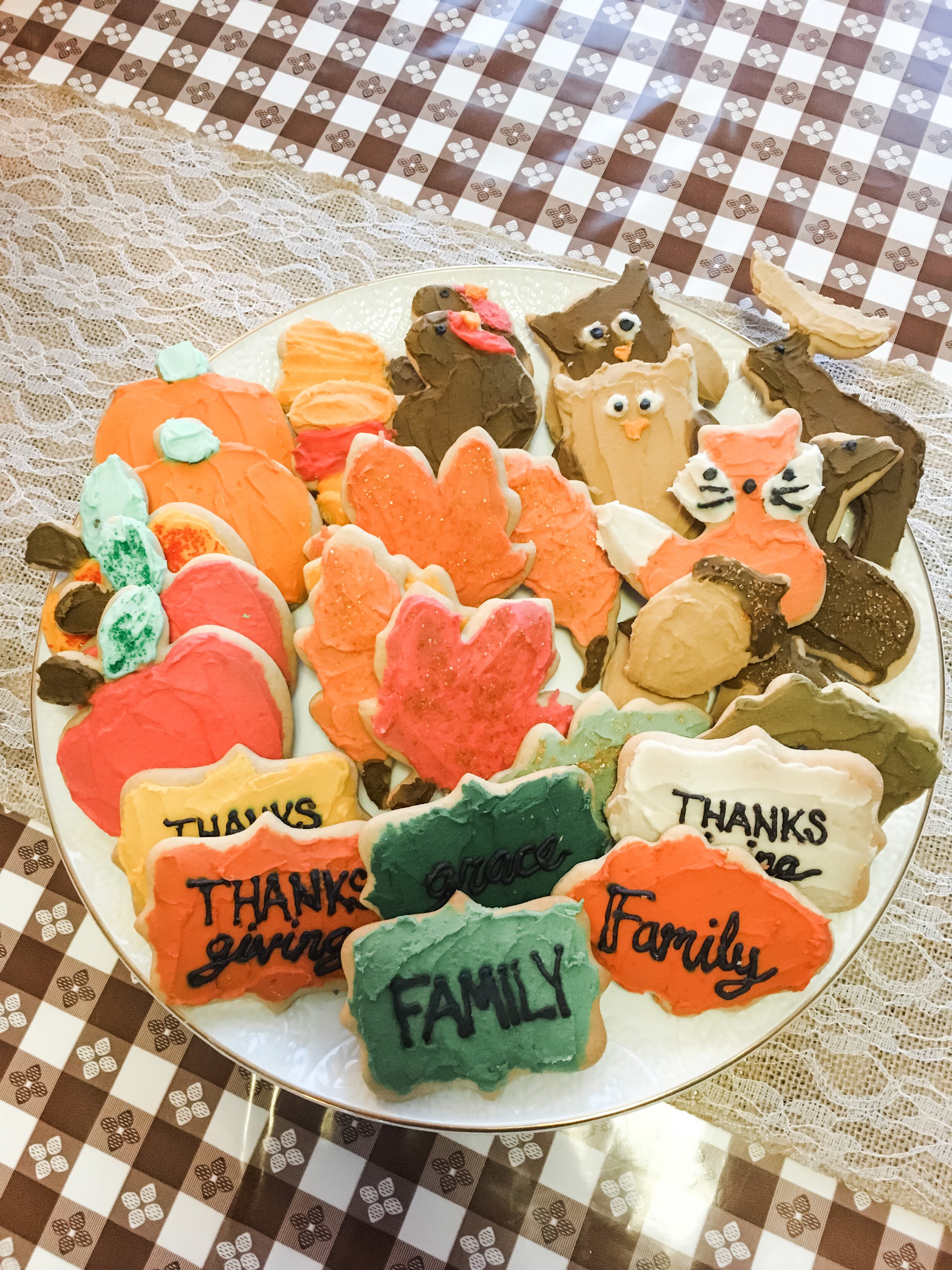 Fall Sugar Cookies