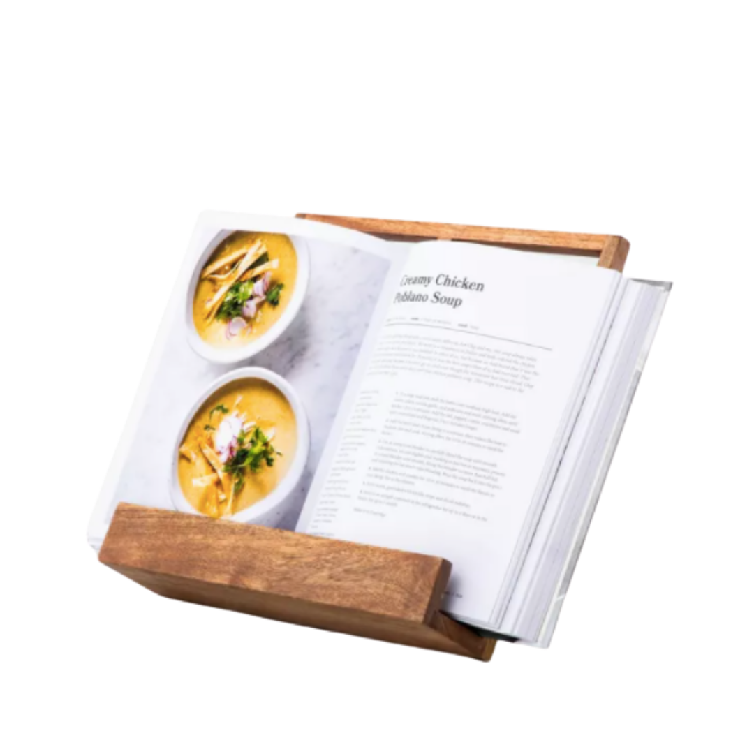 Wooden Cookbook Holder Easel