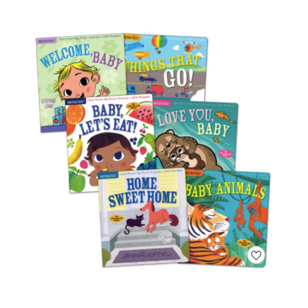 Indestructibles Basic Word Book Set for Infant and Toddlers