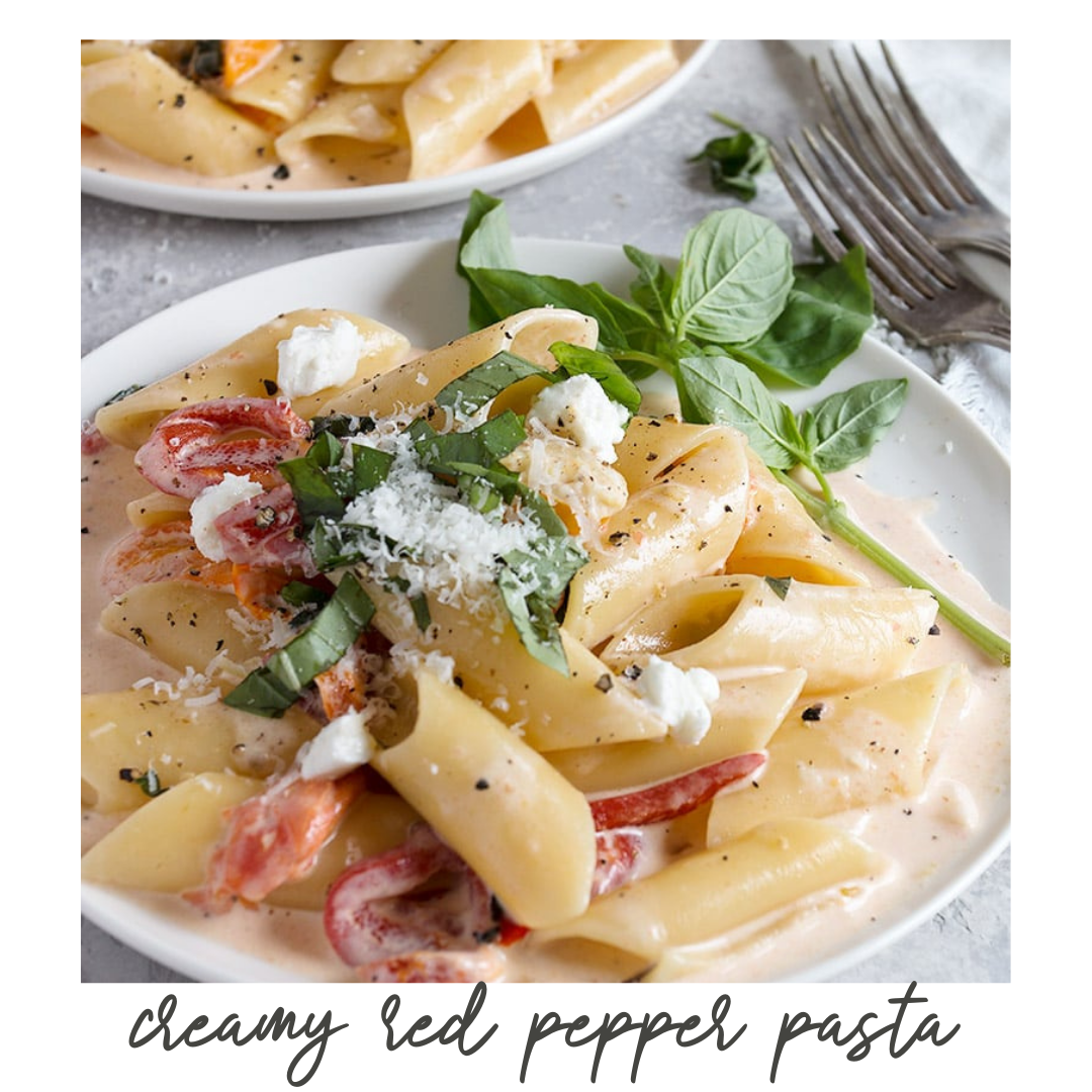 Creamy Red Pepper and Tomato Pasta (Copy)