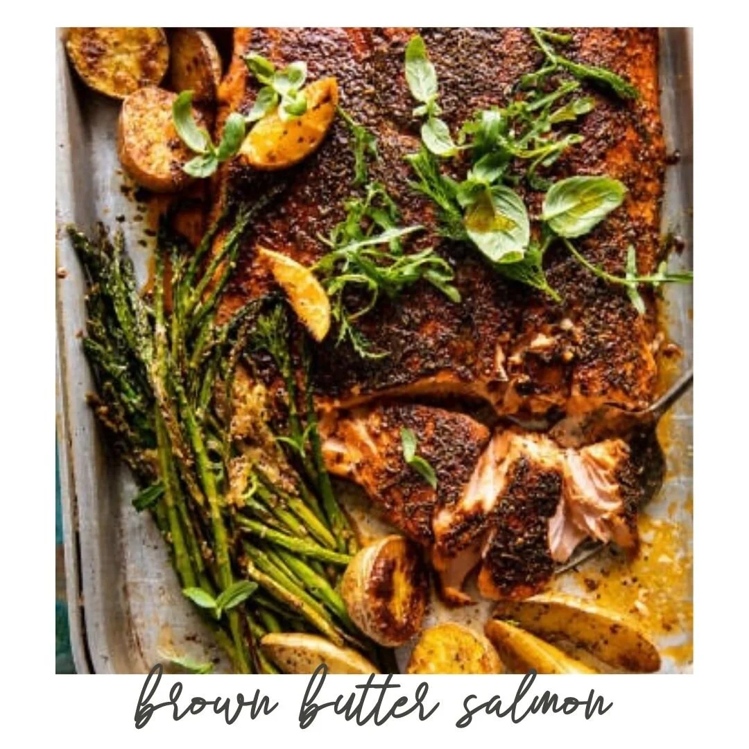 sheet pan brown butter salmon (Copy)