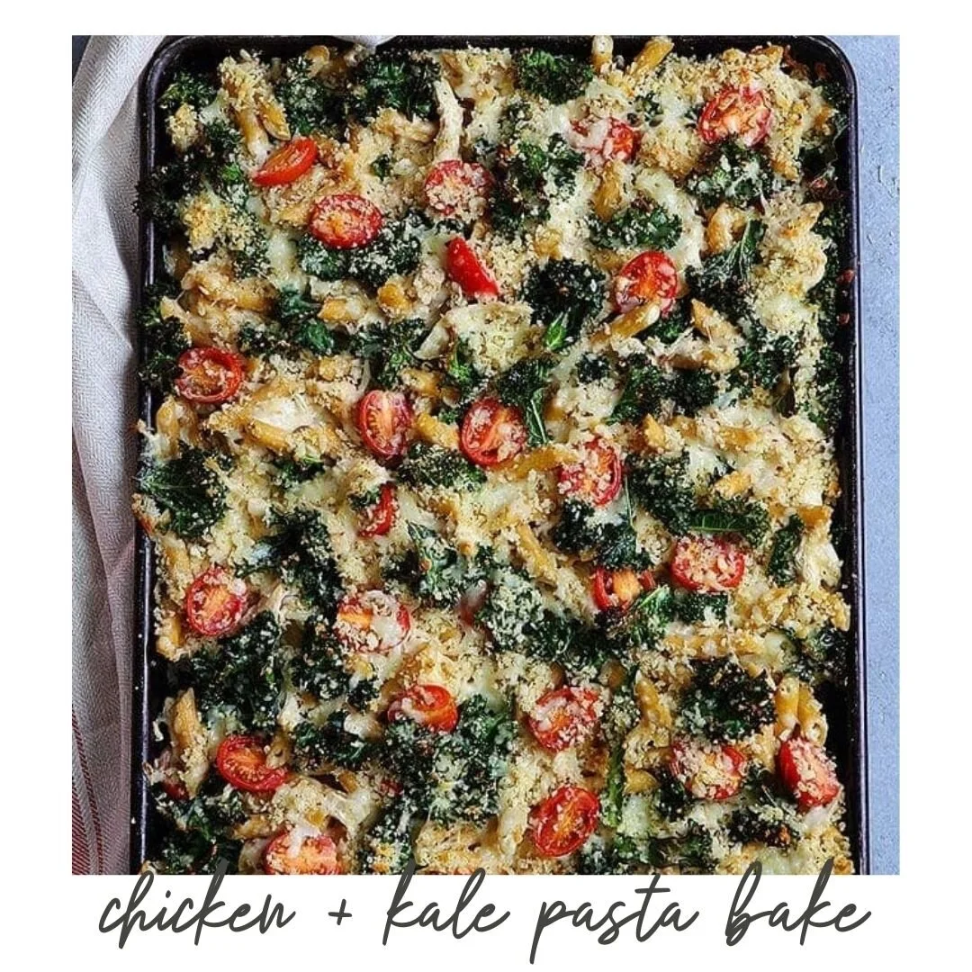 chicken and kale pasta bake (Copy)