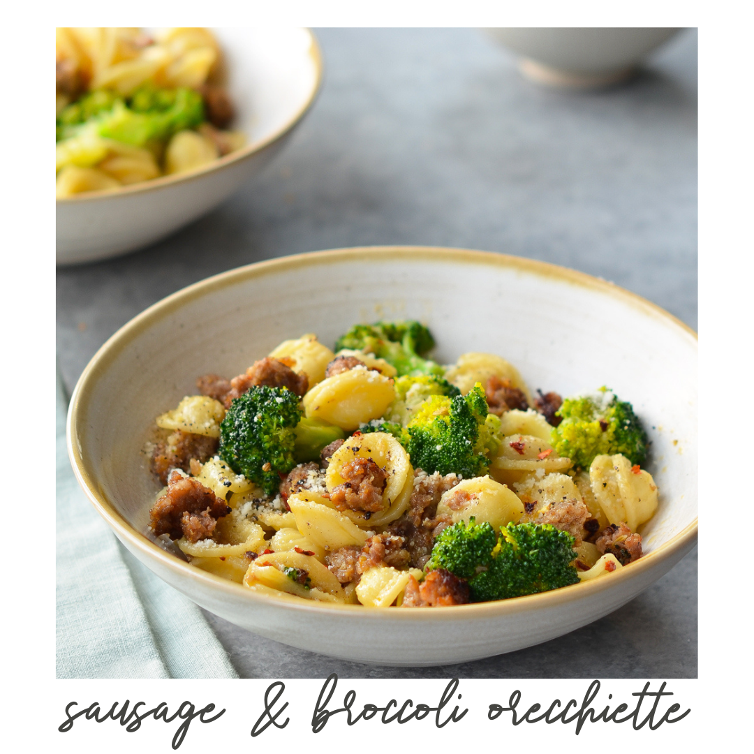 Orecchiette with Sausage and Broccoli (Copy)