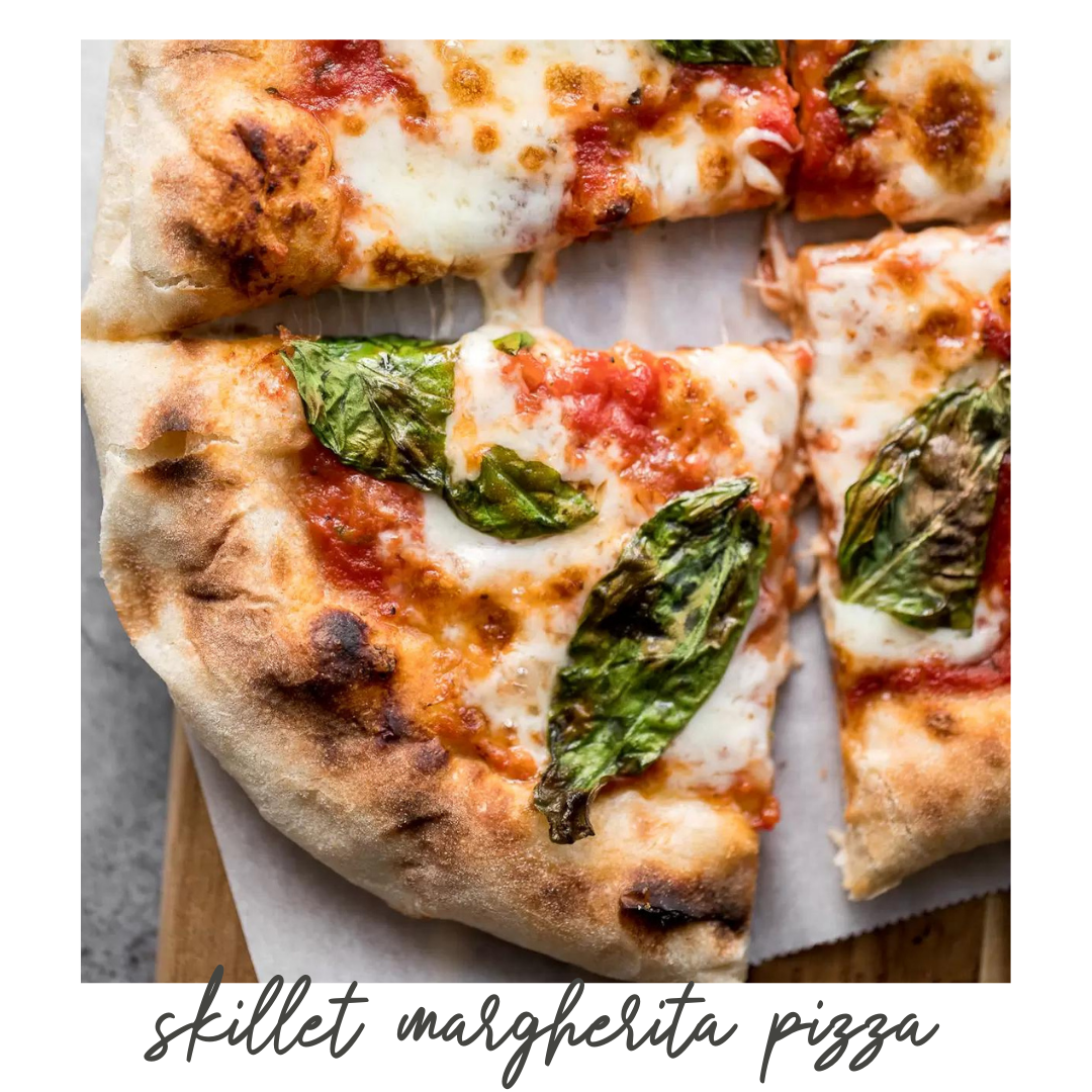 Easy Skillet Neapolitan Margherita Pizza (Copy)