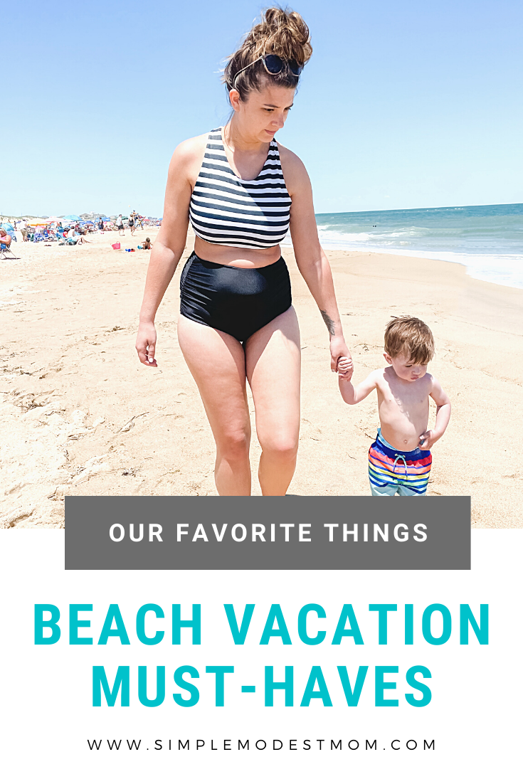 Beach Vacation Must-Haves on SimpleModestMom.com