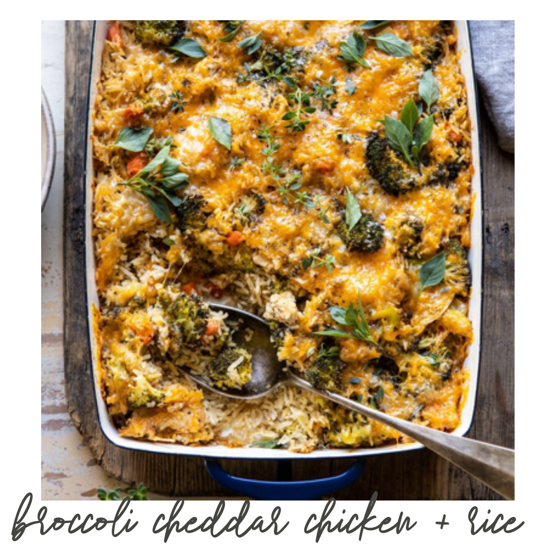 Broccoli Cheddar Chicken and Rice Casserole (Copy)