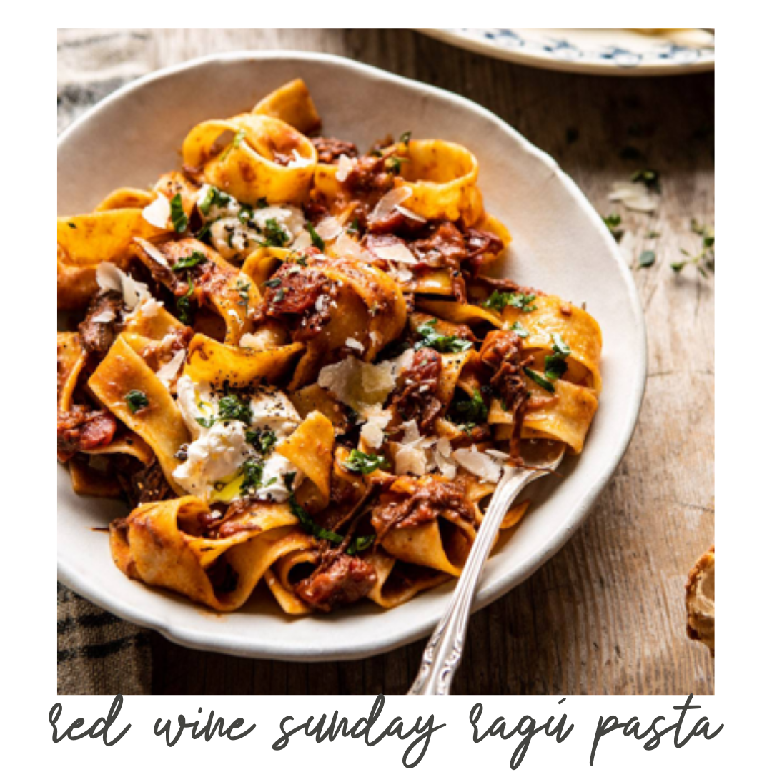 Slow Cooker Red Wine Sunday Ragù Pasta (Copy)