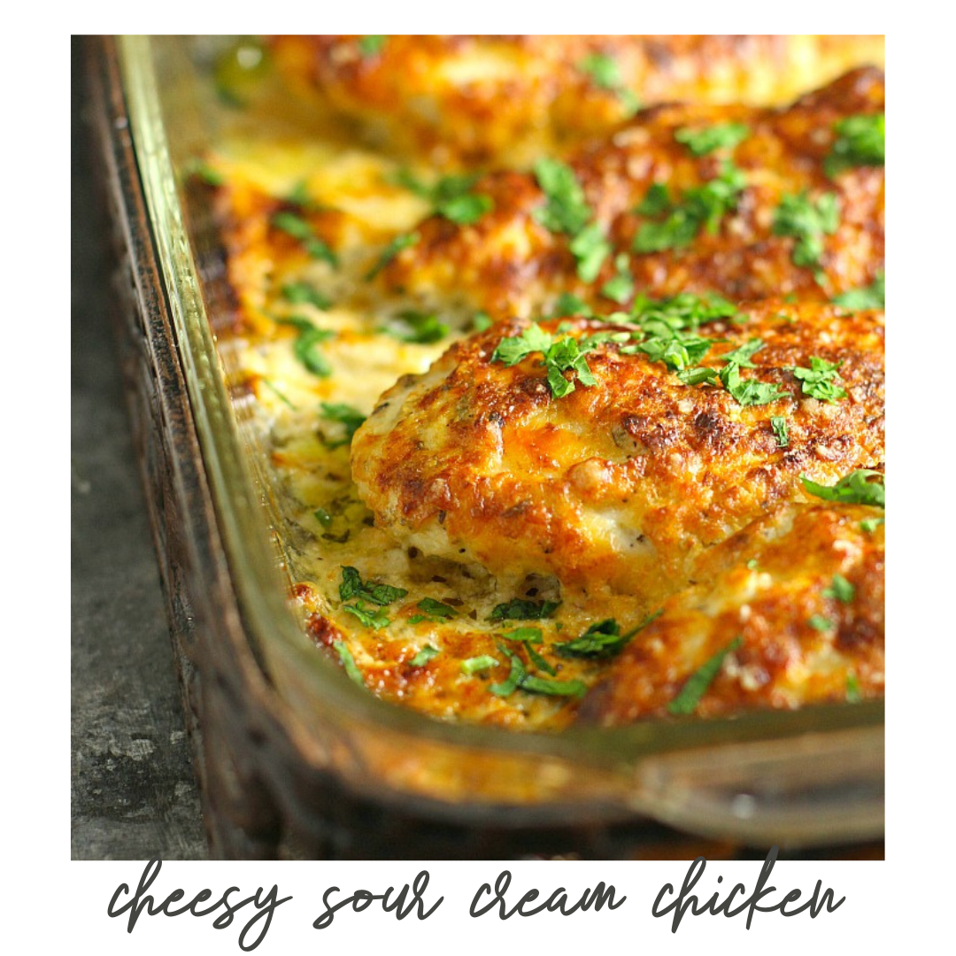 Smothered Cheesy Sour Cream Chicken (Copy)