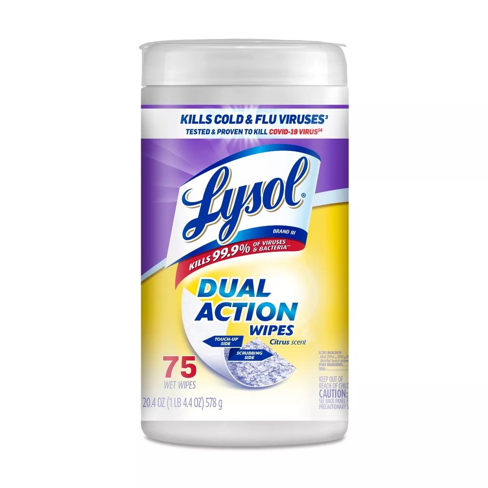 Disinfecting Wipes - Lysol Citrus Disinfecting Dual Action Wipes.jpeg