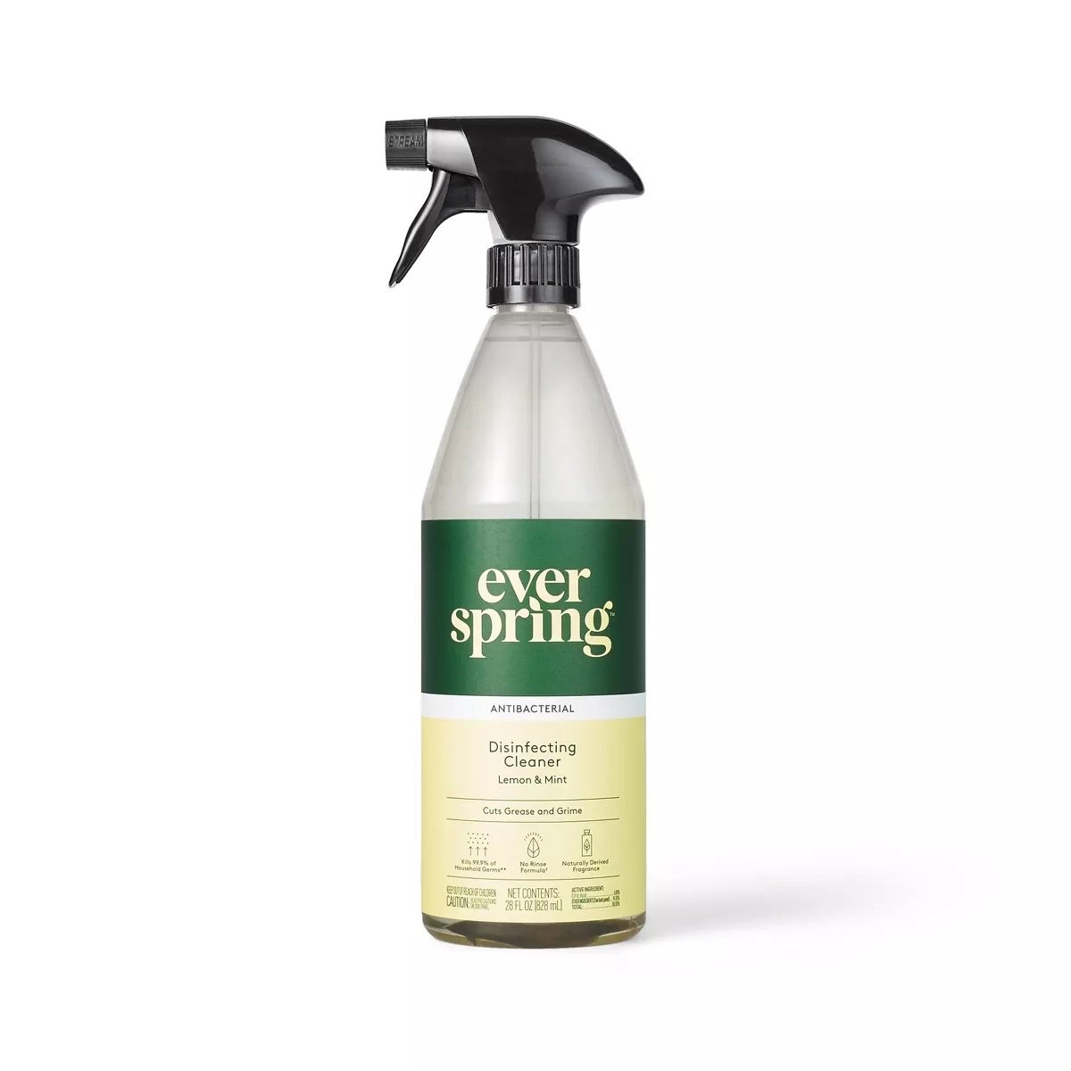 Disinfectant - Lemon Mint All Purpose Disinfecting Spray - 28 fl oz - Everspring.jpeg