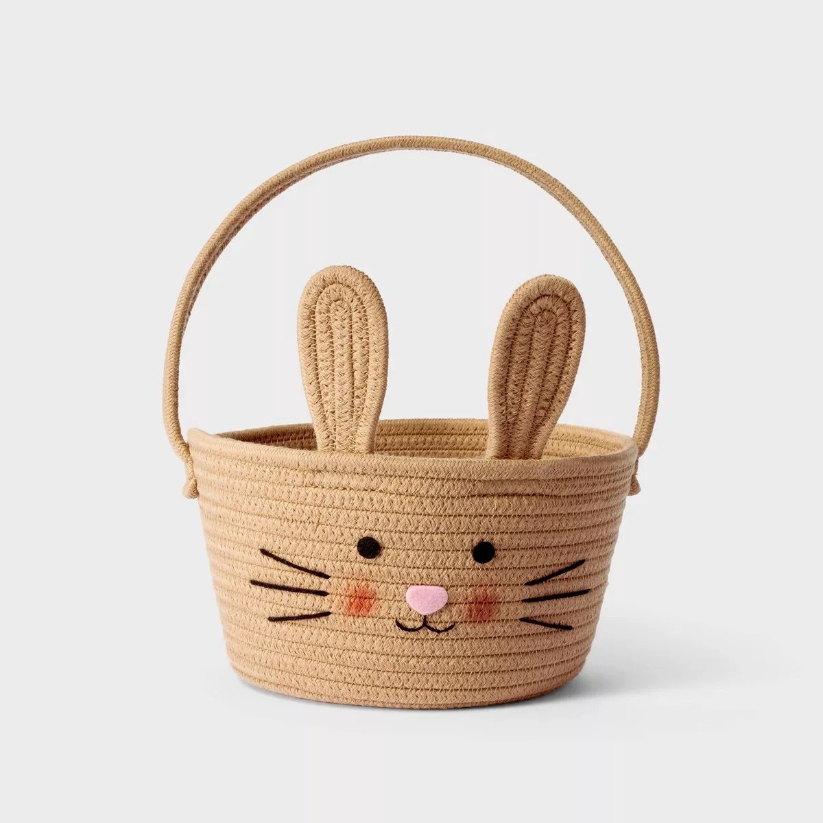 Rope Easter Basket Brown Bunny Spritz.jpeg