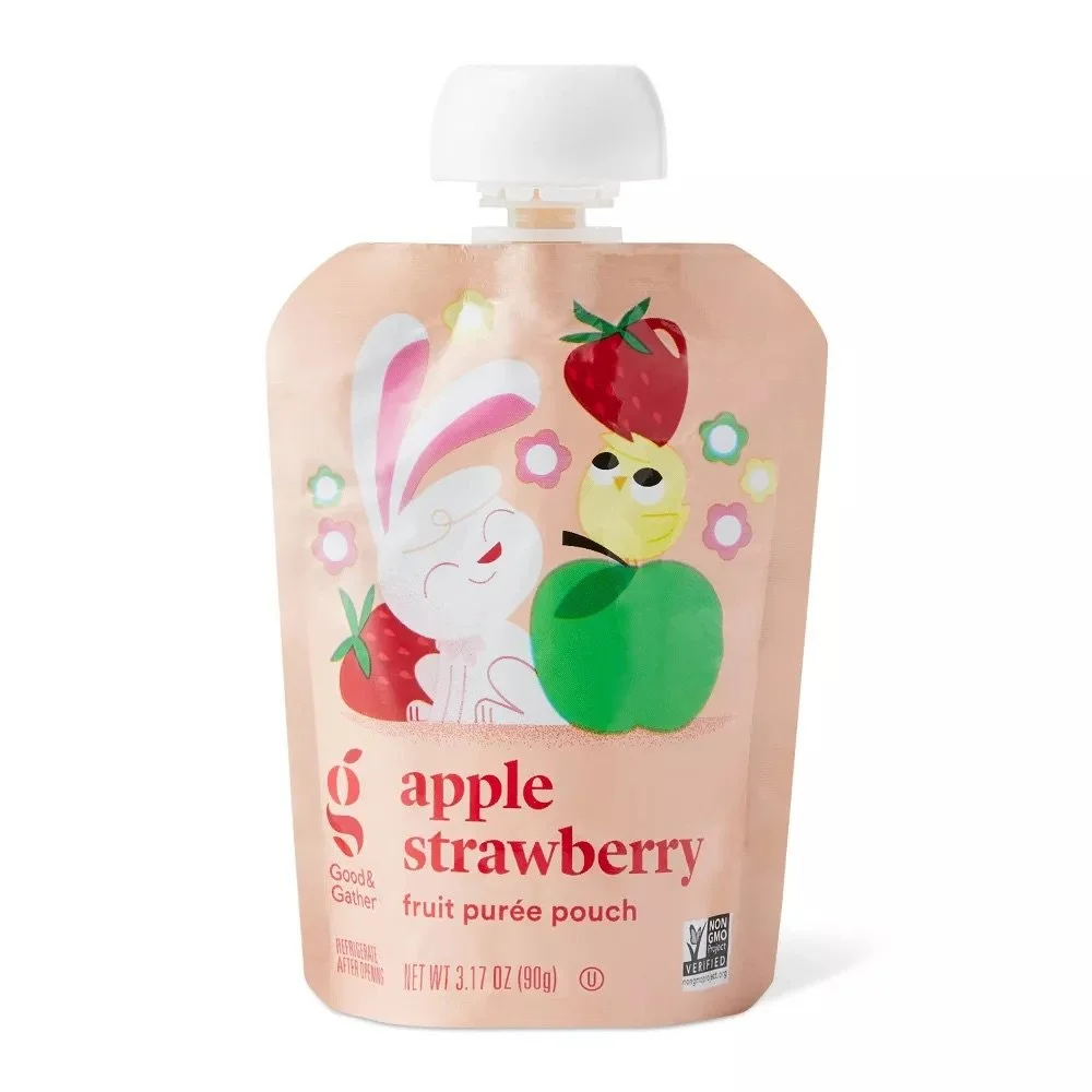 Spring Strawberry Applesauce Pouches Good & Gather.jpeg