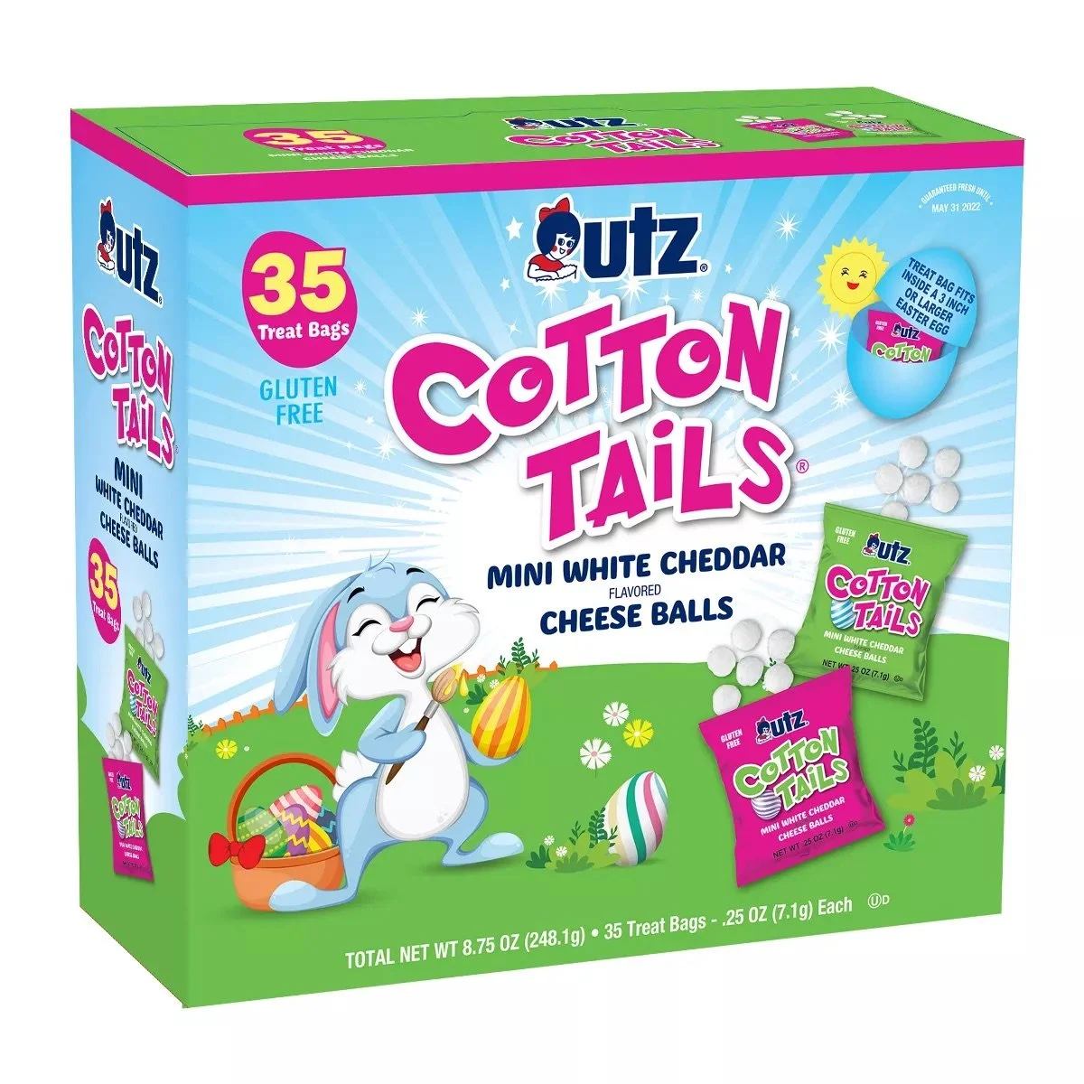 Utz Cotton Tails Mini White Cheddar Cheese Balls Treat Bags.jpeg