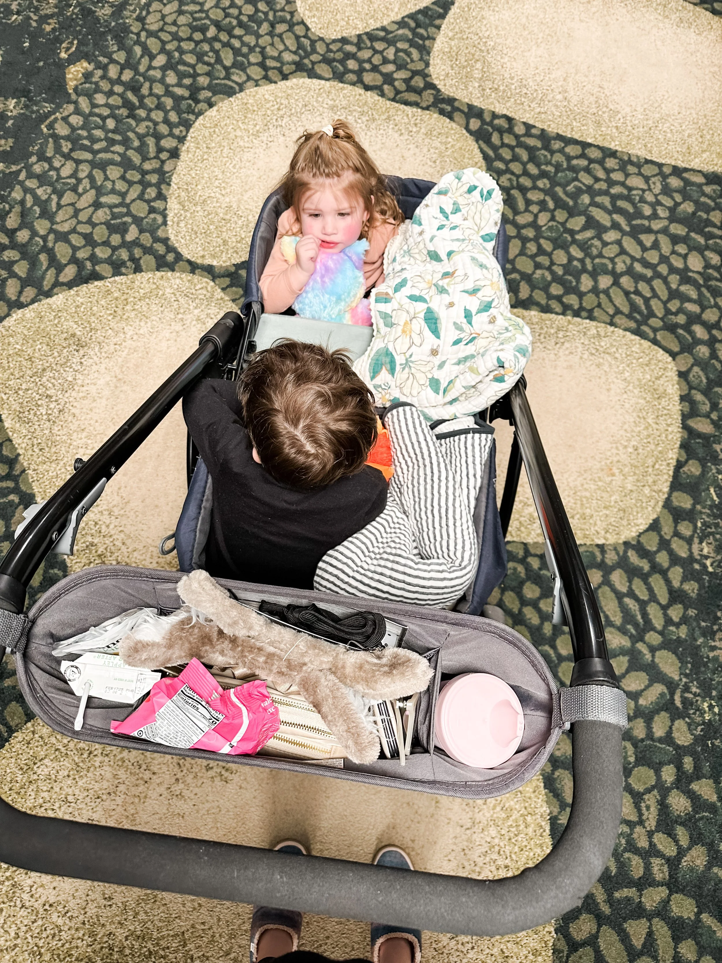  Having our stroller wagon was SO helpful for hauling the kids through the hotel and lobby, plus all of our stuff! 