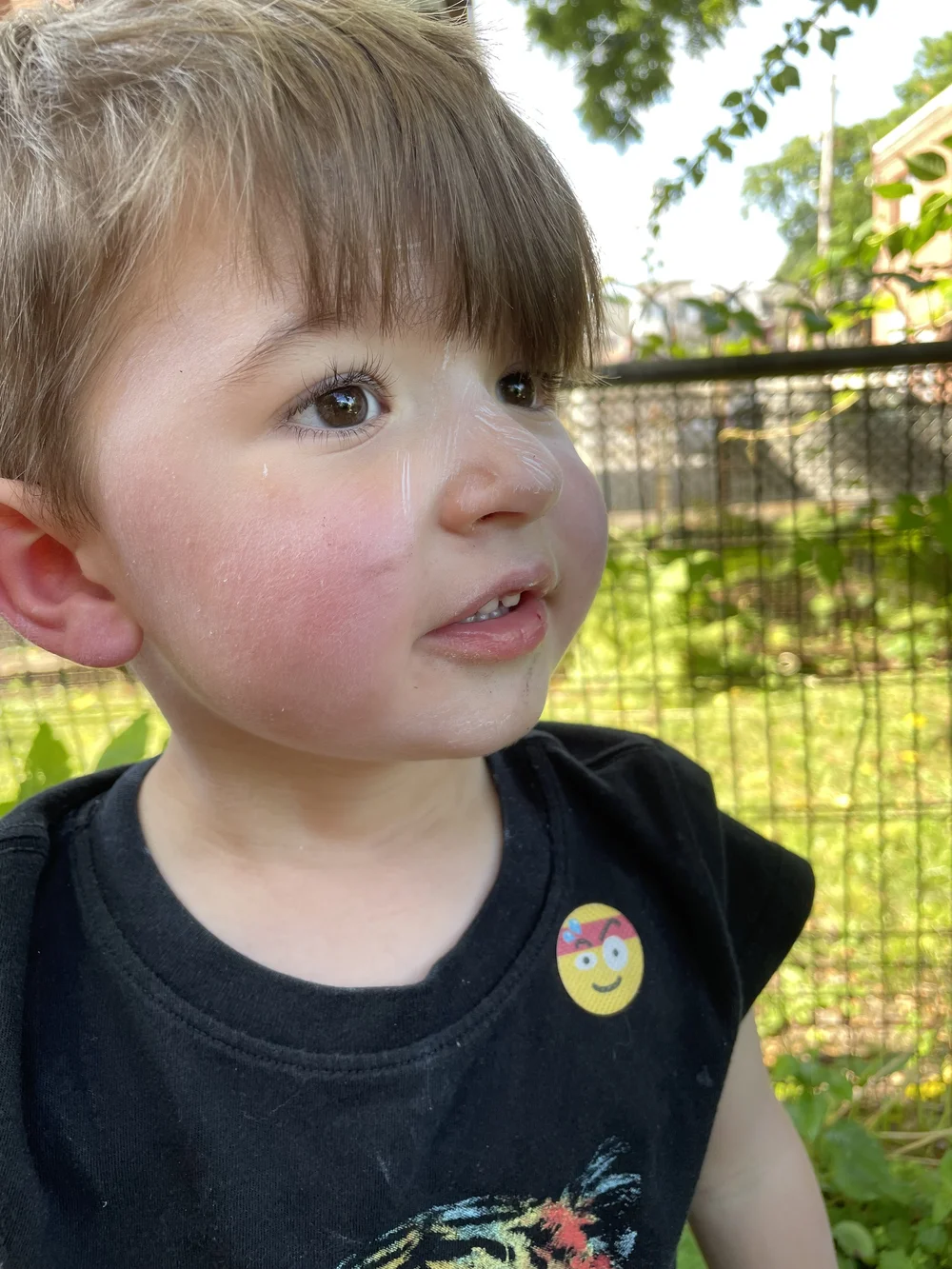 Mosquito Patch Sticker on my toddler
