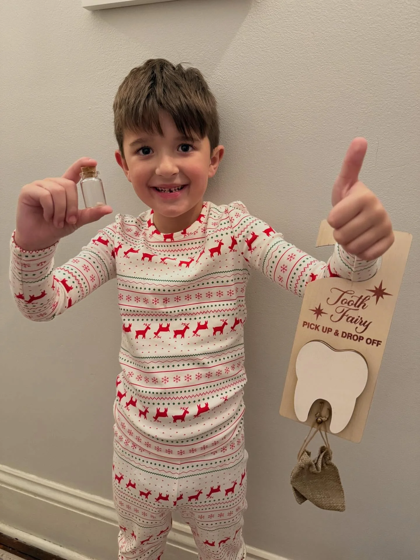 big things happening at bedtime tonight! but now i need to know&hellip; how much is the tooth fairy leaving these days?!! and is it different for the FIRST lost tooth?! 🦷✨🤪