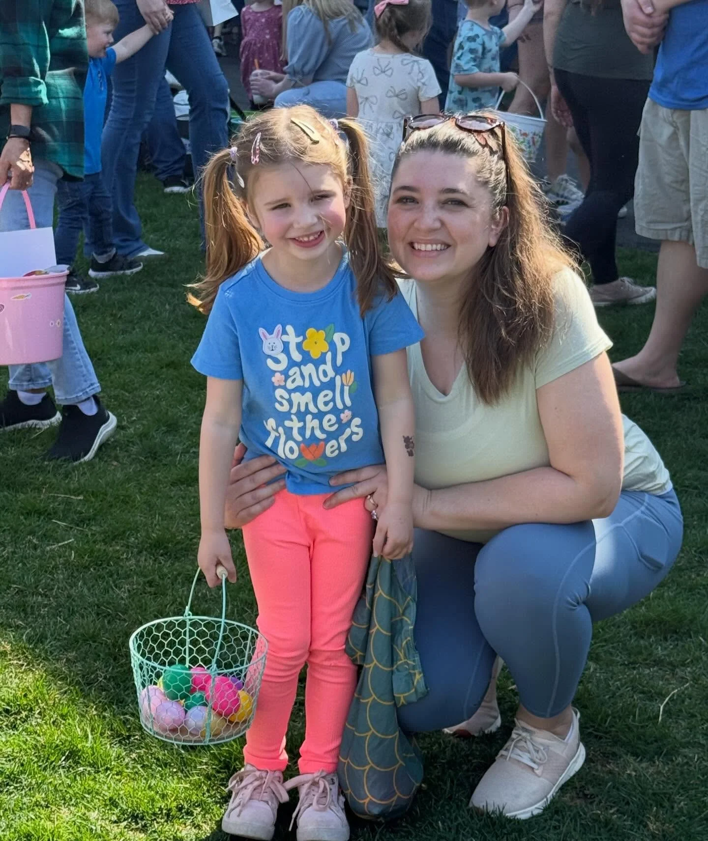 Today was one of those days that made me pause and feel so grateful for the season we&rsquo;re in. 🤍

We spent the morning at a big Easter celebration with an egg hunt, petting zoo, food trucks, and a kids&rsquo; concert - and wow, it was HOT for sp