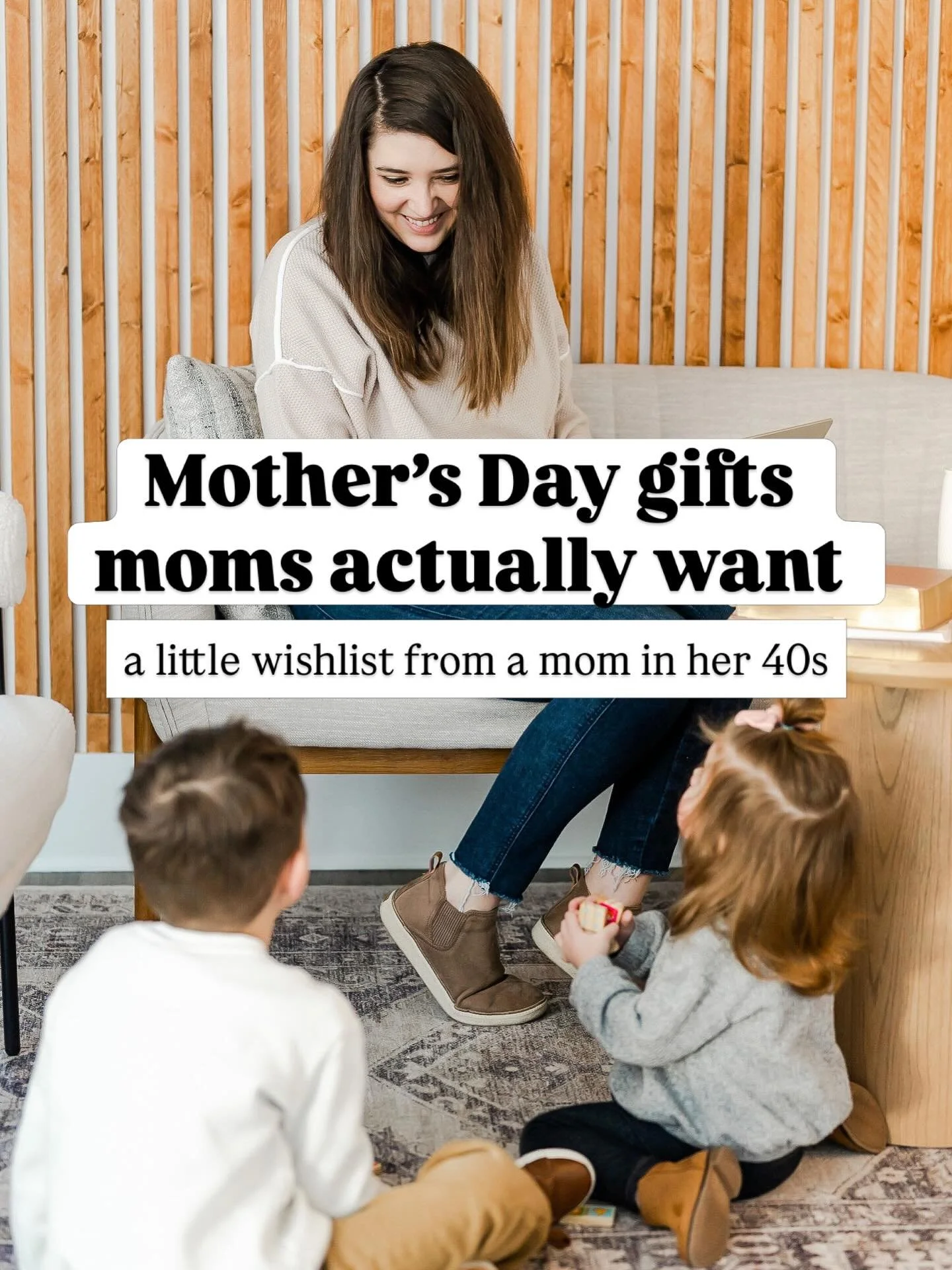 Mother&rsquo;s Day is ONE week away 💛
and if you&rsquo;re not sure what to ask for (or what to gift)&hellip; here&rsquo;s a little hint:

these are the kinds of things moms actually want. 😉

Not just &ldquo;stuff&rdquo; &mdash; but things that make