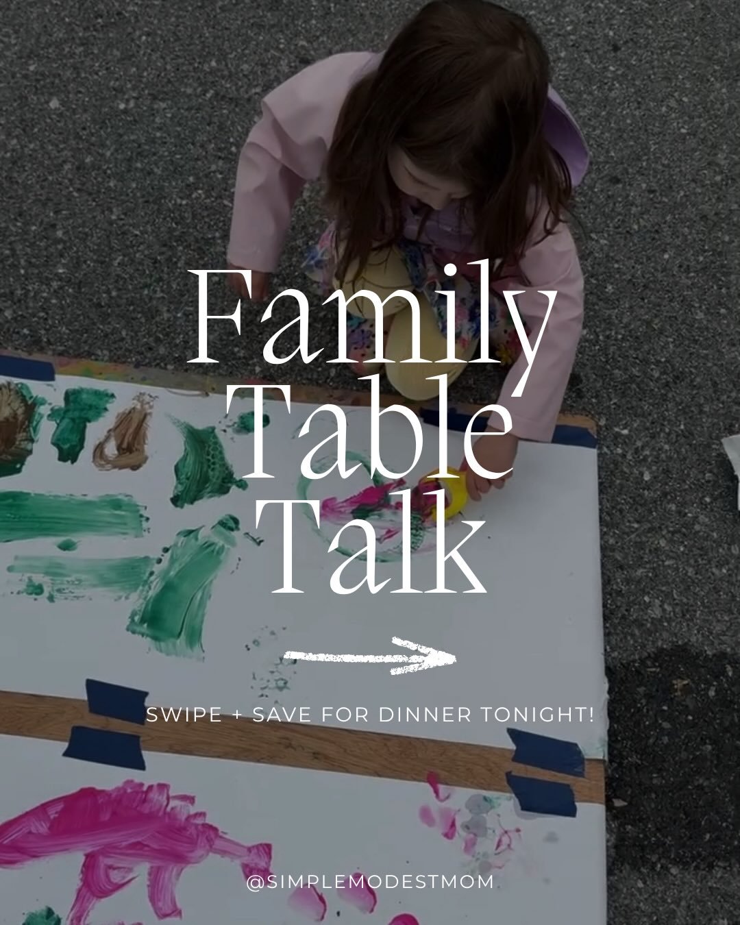 This week&rsquo;s Family Table Talk is all about creativity, imagination, and the unique gifts God has given each of us 🤍

Kids have the best ideas when we give them space to dream, create, and think outside the box. I can&rsquo;t wait to hear the a