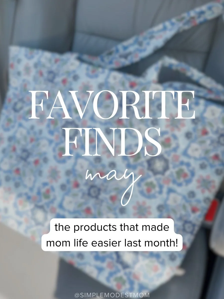 ✨ Favorite Finds: May - The products that made mom life easier this month. 🤍

May felt like a month of recovering from sickness, preparing for summer break, and trying to get back into some healthy routines for myself. The stomach bug made its way t