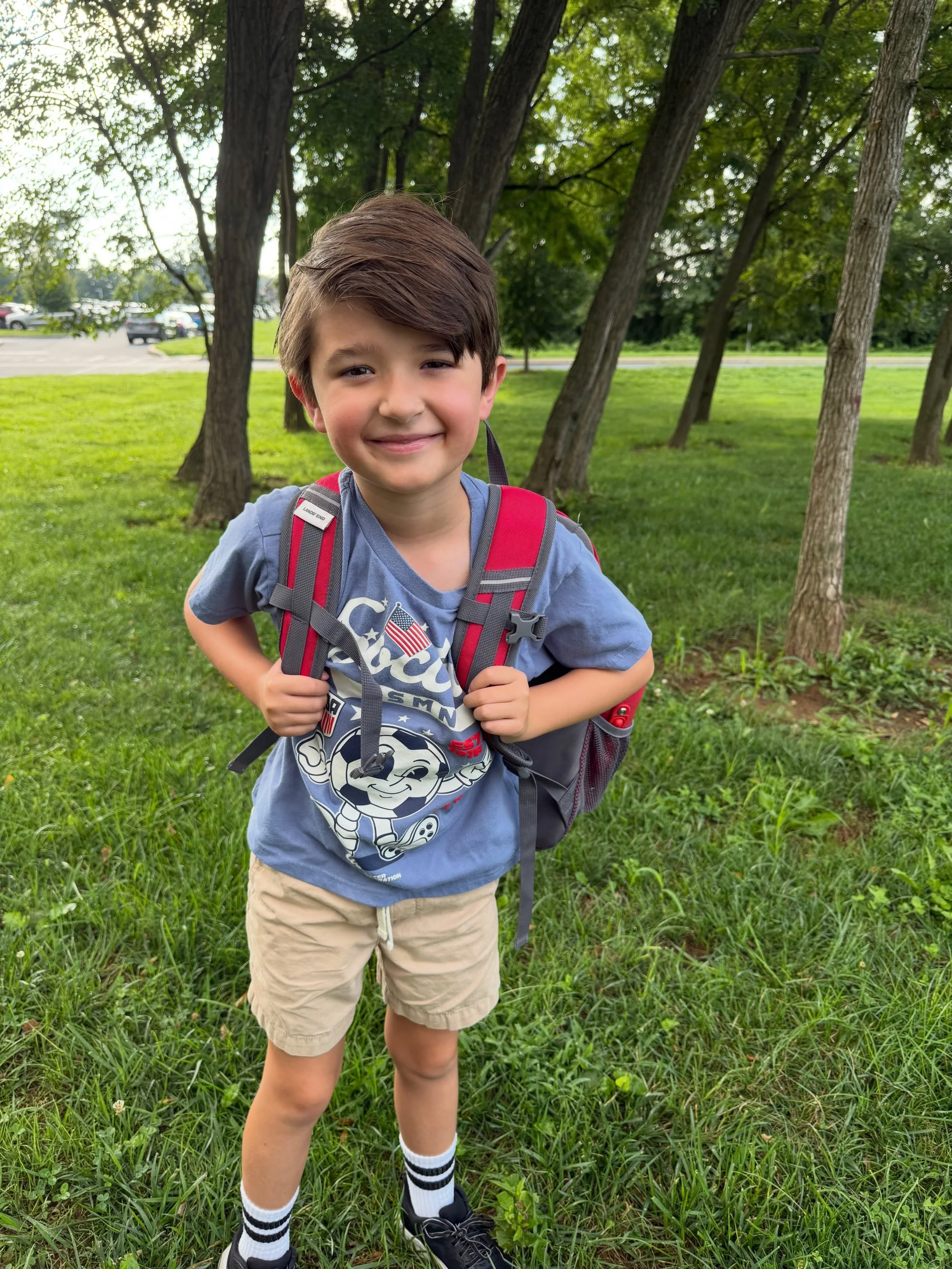 and just like that, we have a first grader 🥹

#backtoschool #firstdayofschool
