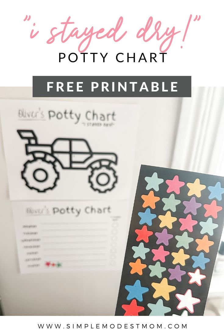 Printable Potty Training Sticker Charts