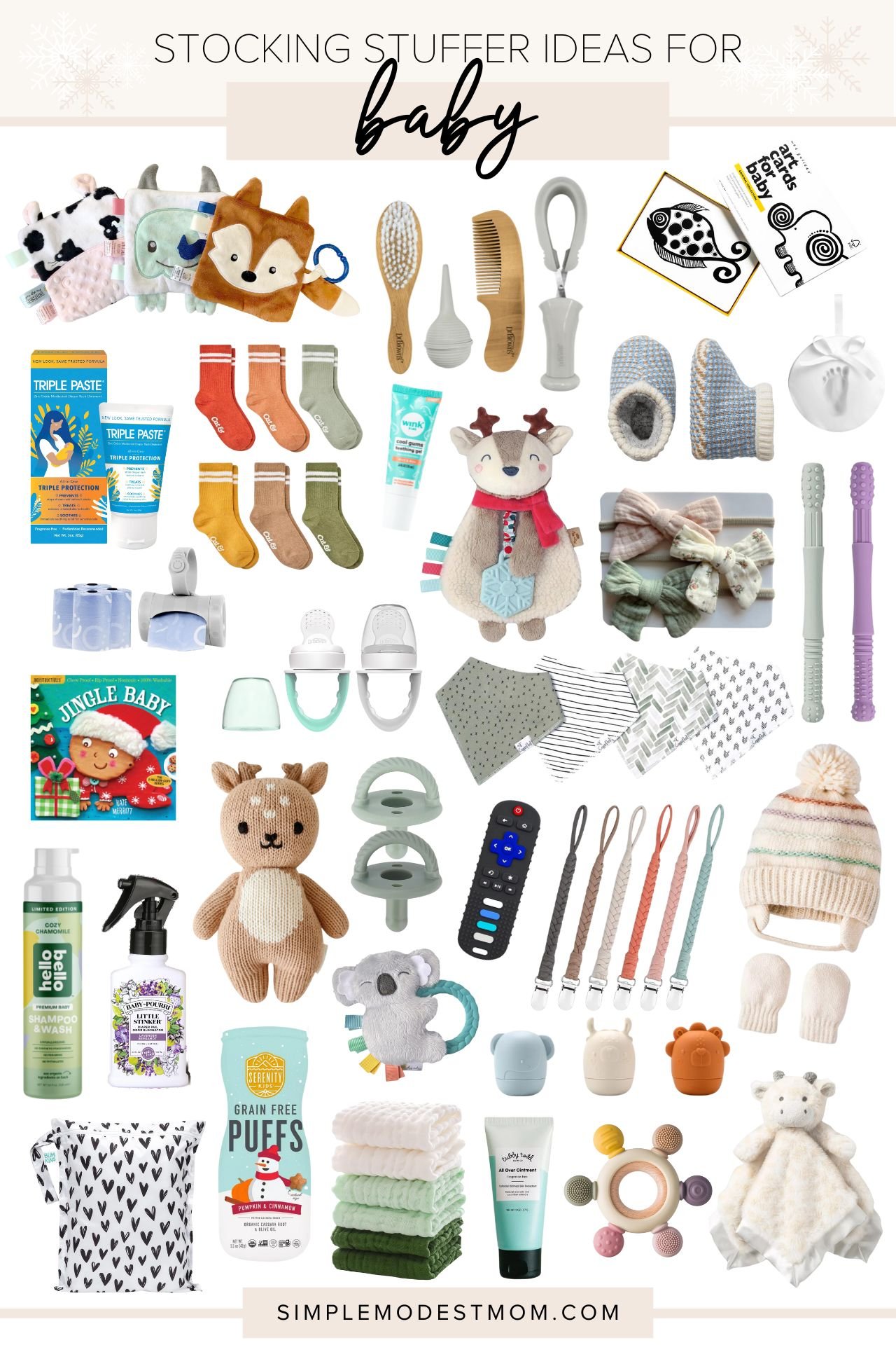 Tiny Treasures: Stocking Stuffer Ideas for Babies