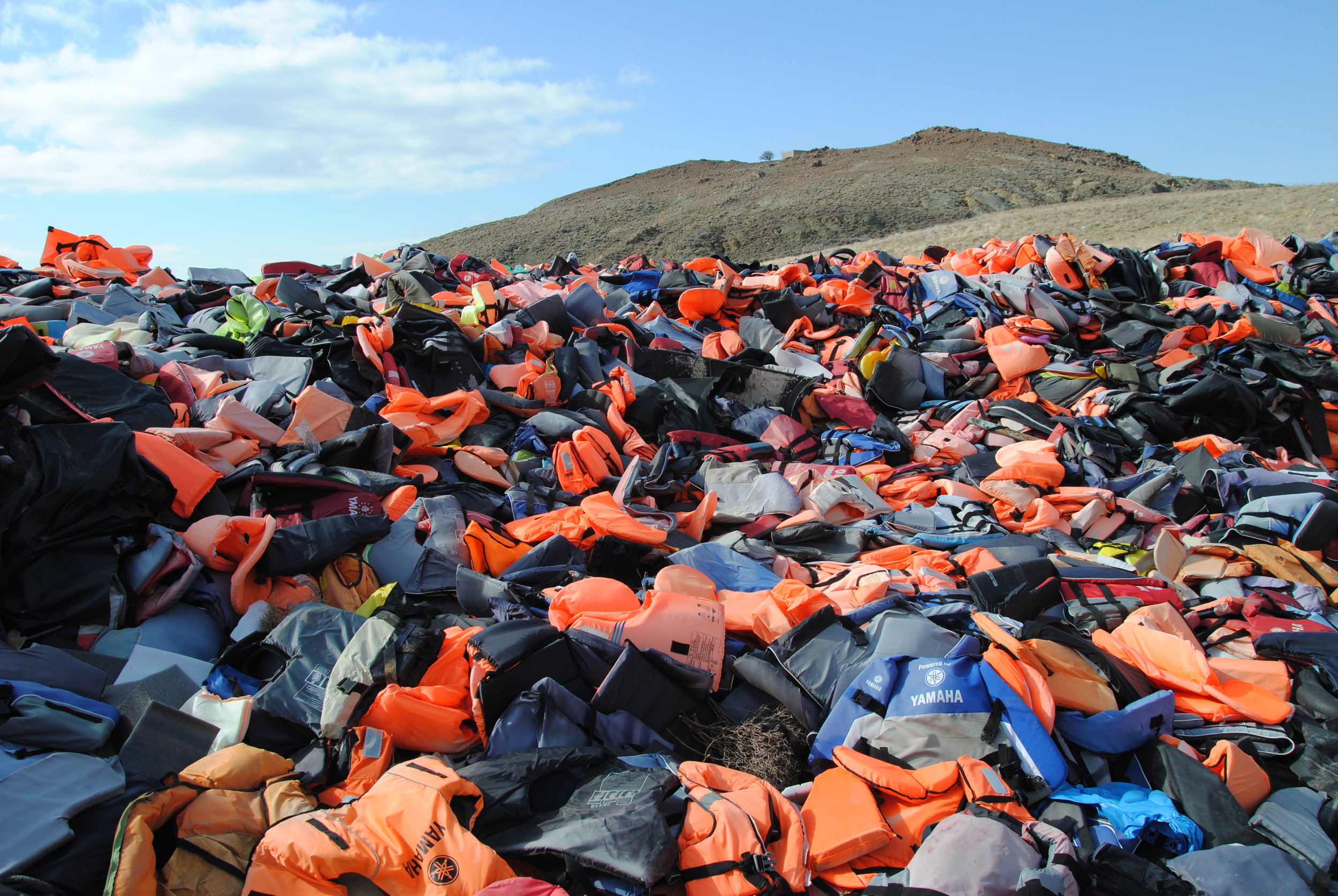 The lifevest graveyard...