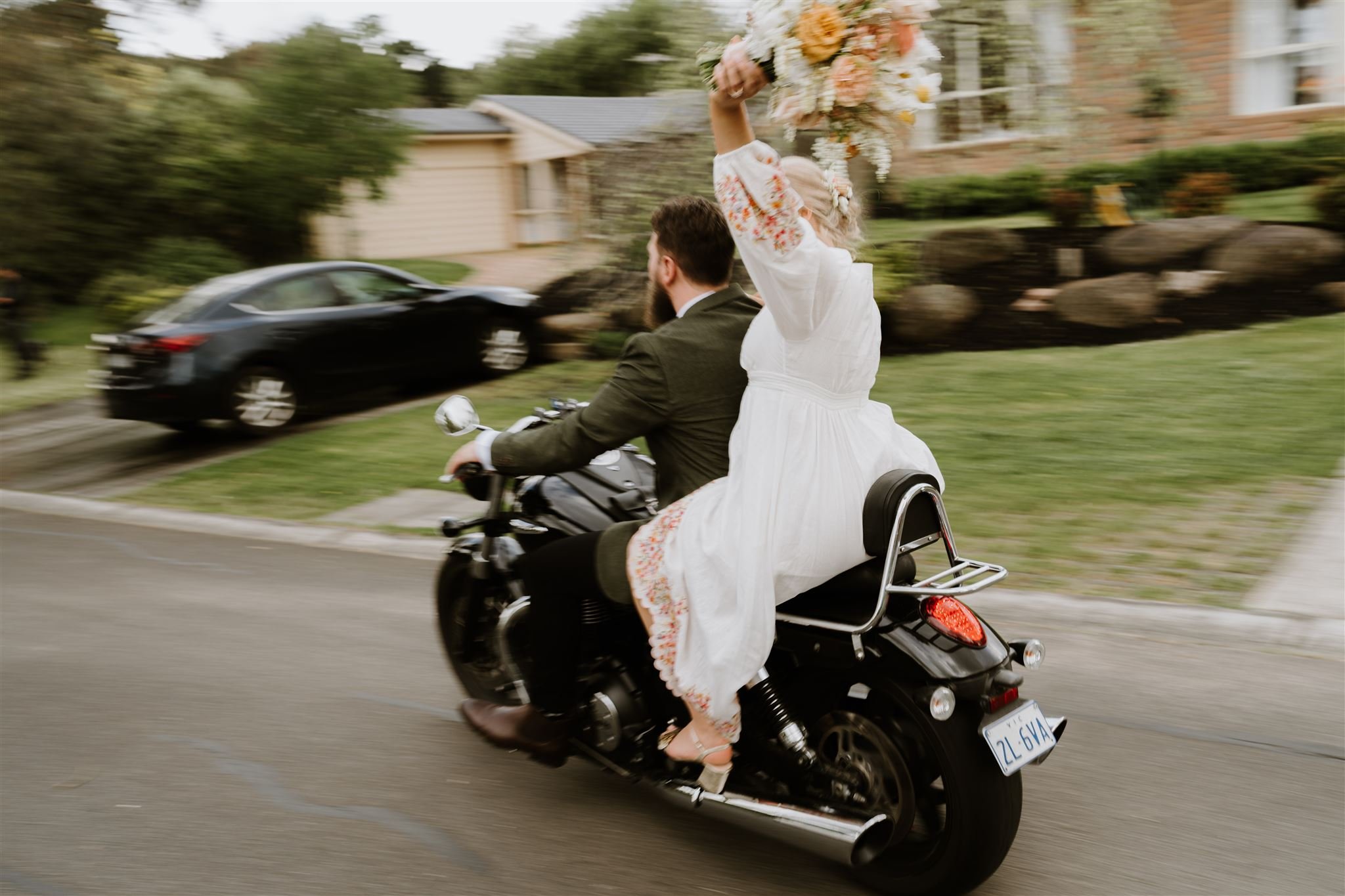 Amanda &amp; Jarrod's 70's backyard wedding