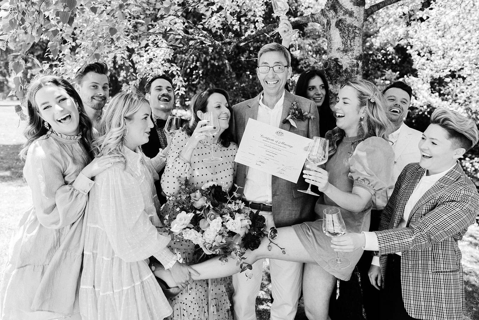 Carolyn &amp; Glen's Fitzroy Garden Wedding 