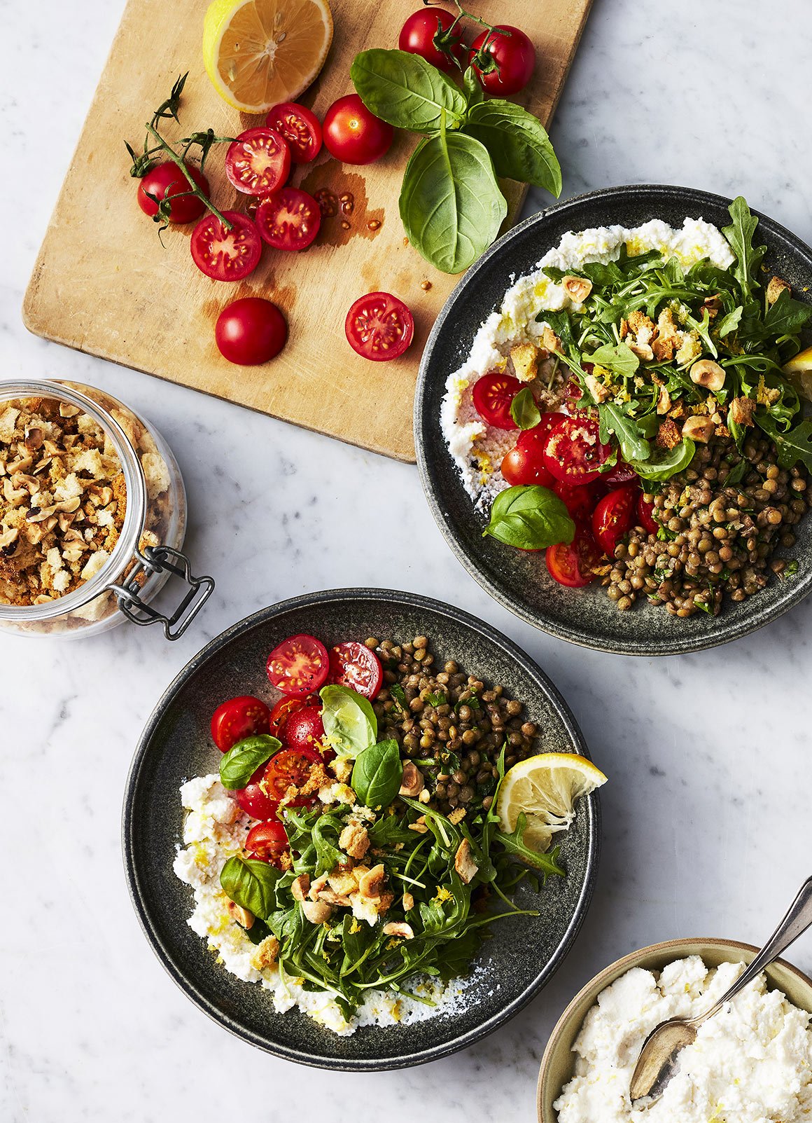 Tomato Lentil Bowls