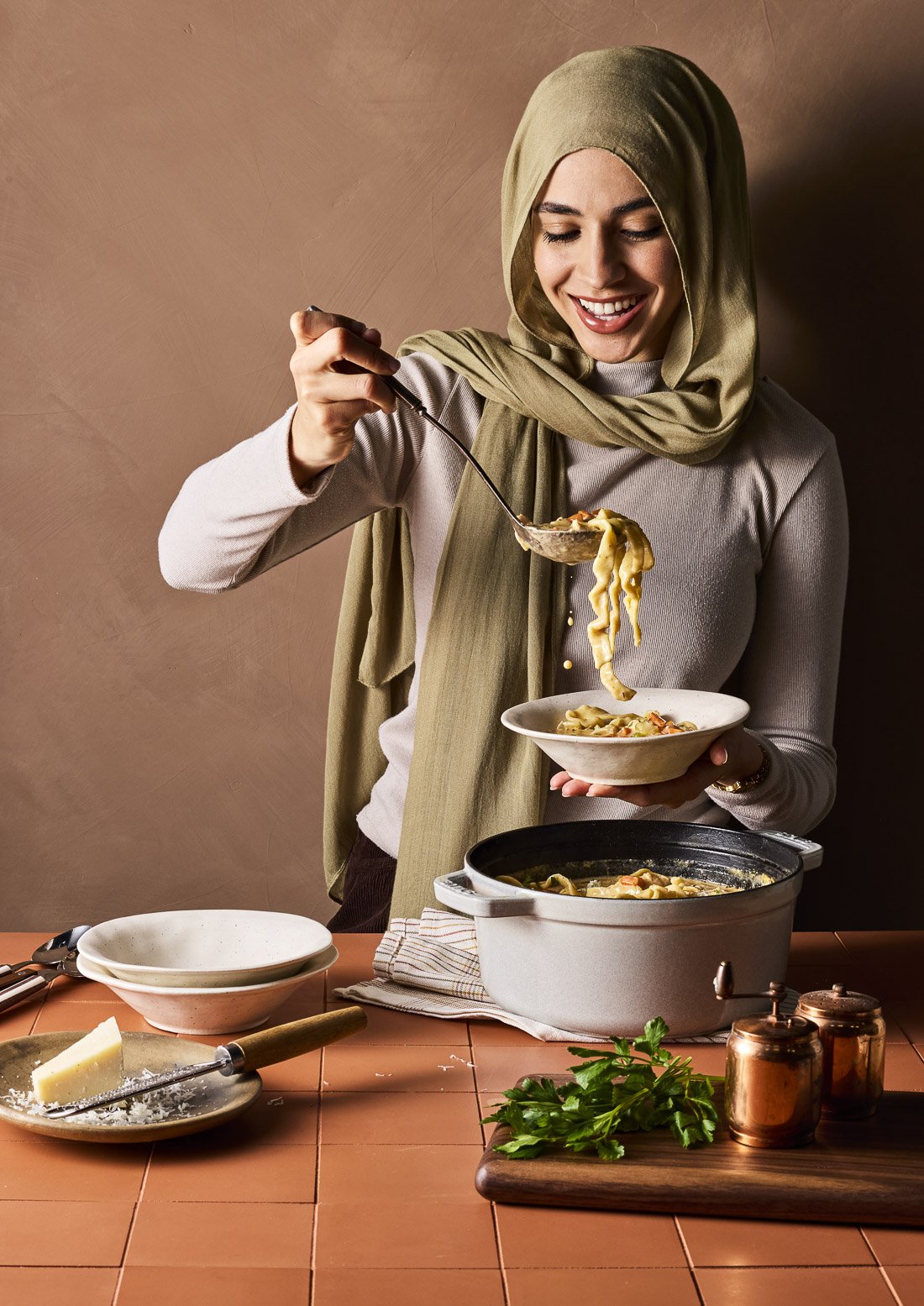 hajar-larbah-ladling-chicken-noodle-soup-moribyans-kitchen.jpg