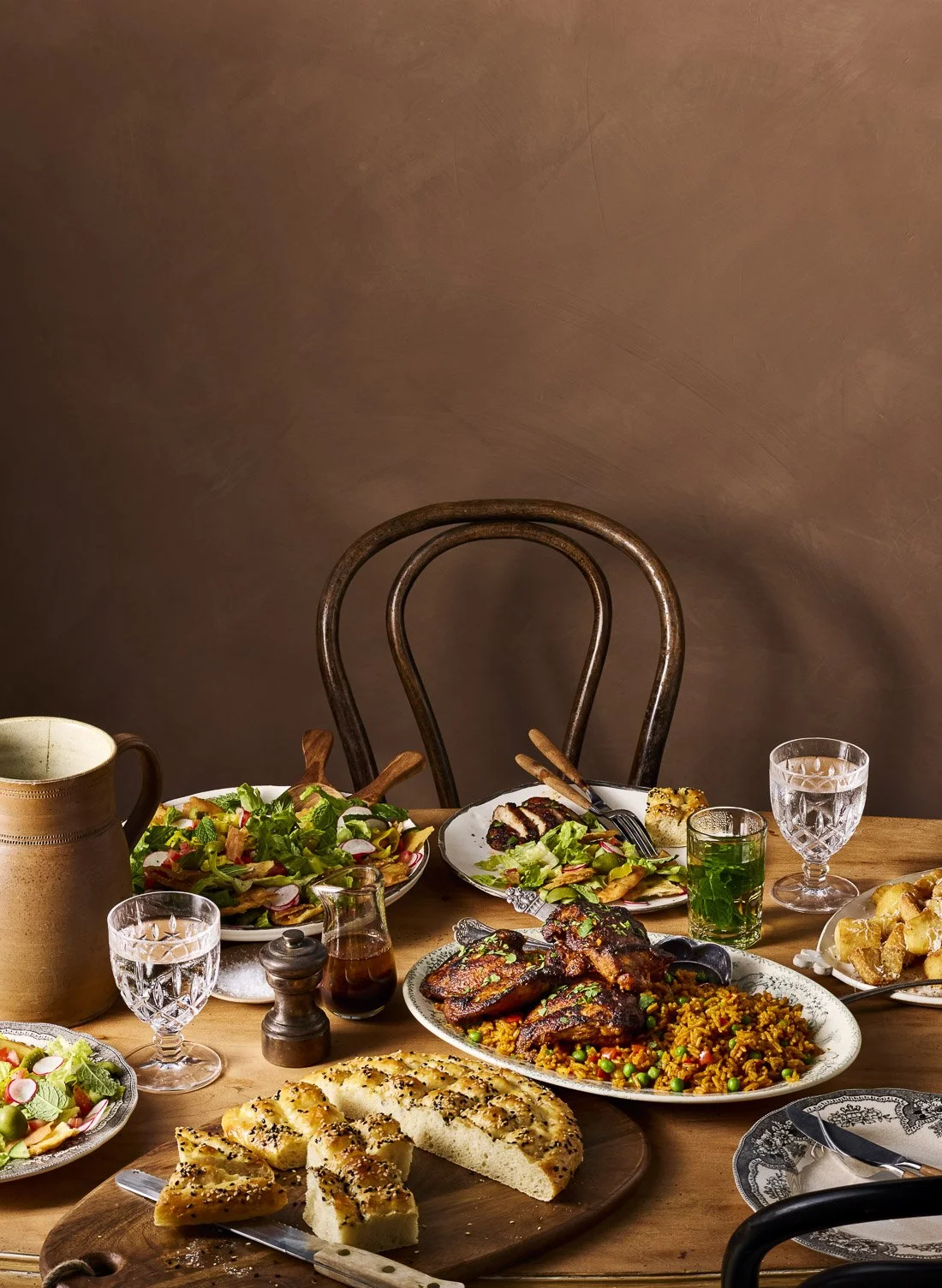 moribyans-kitchen-feast-table-turkish-pide-bread-chicken-rice.jpg