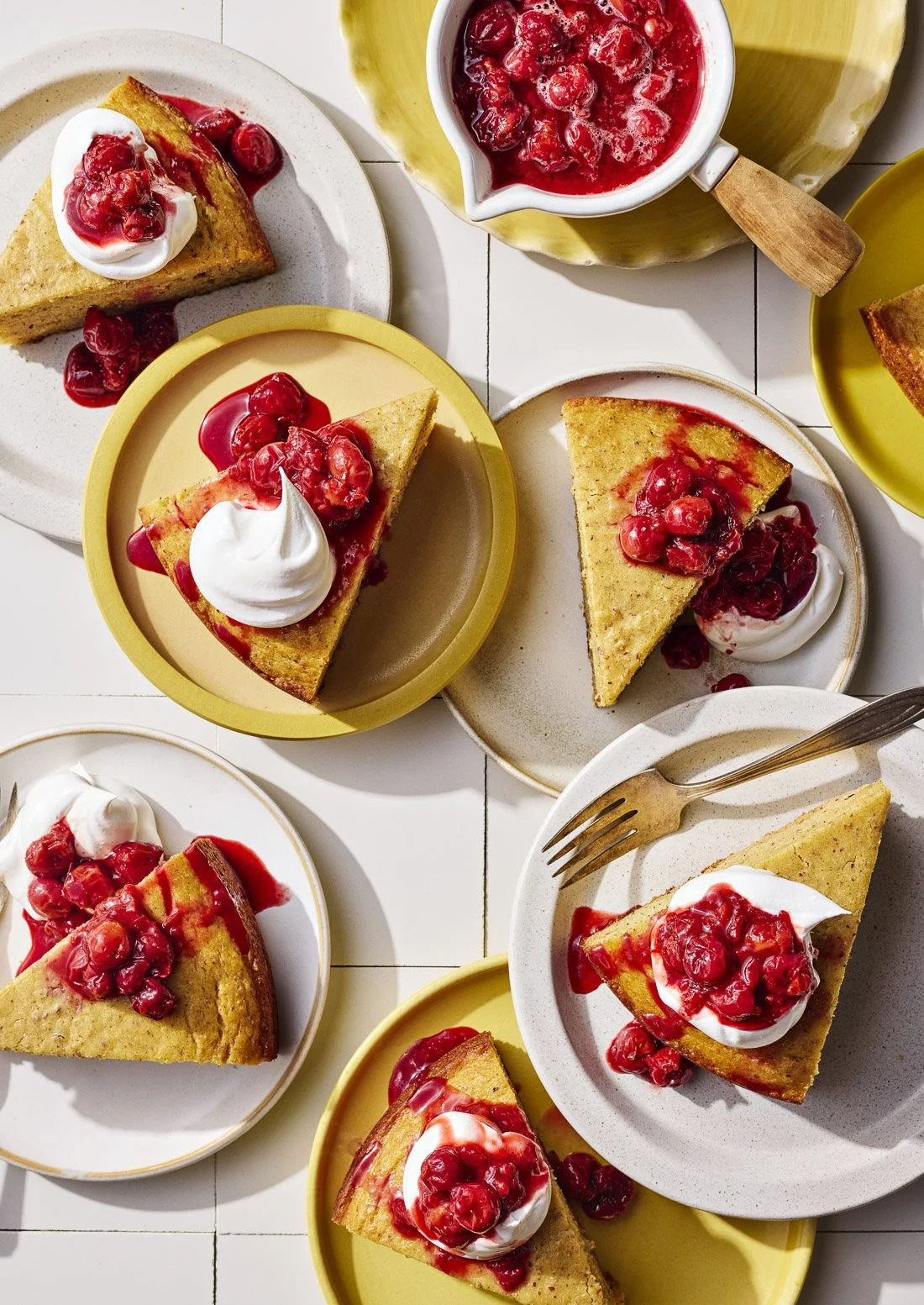 almond-cake-cherry-pomegranate-sauce-overhead-love-and-lemons.jpg