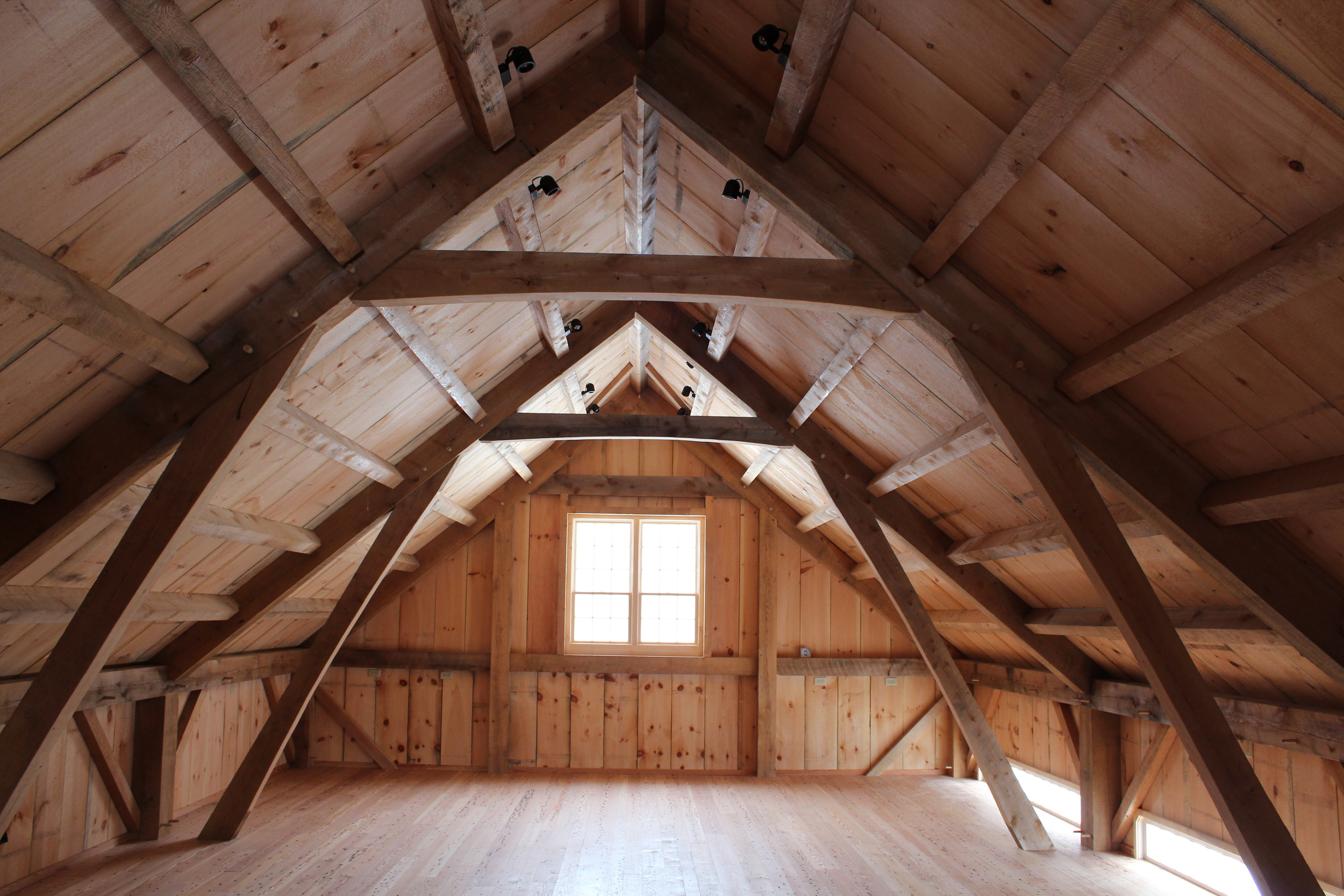 Timberframe barn, Ashfield MA