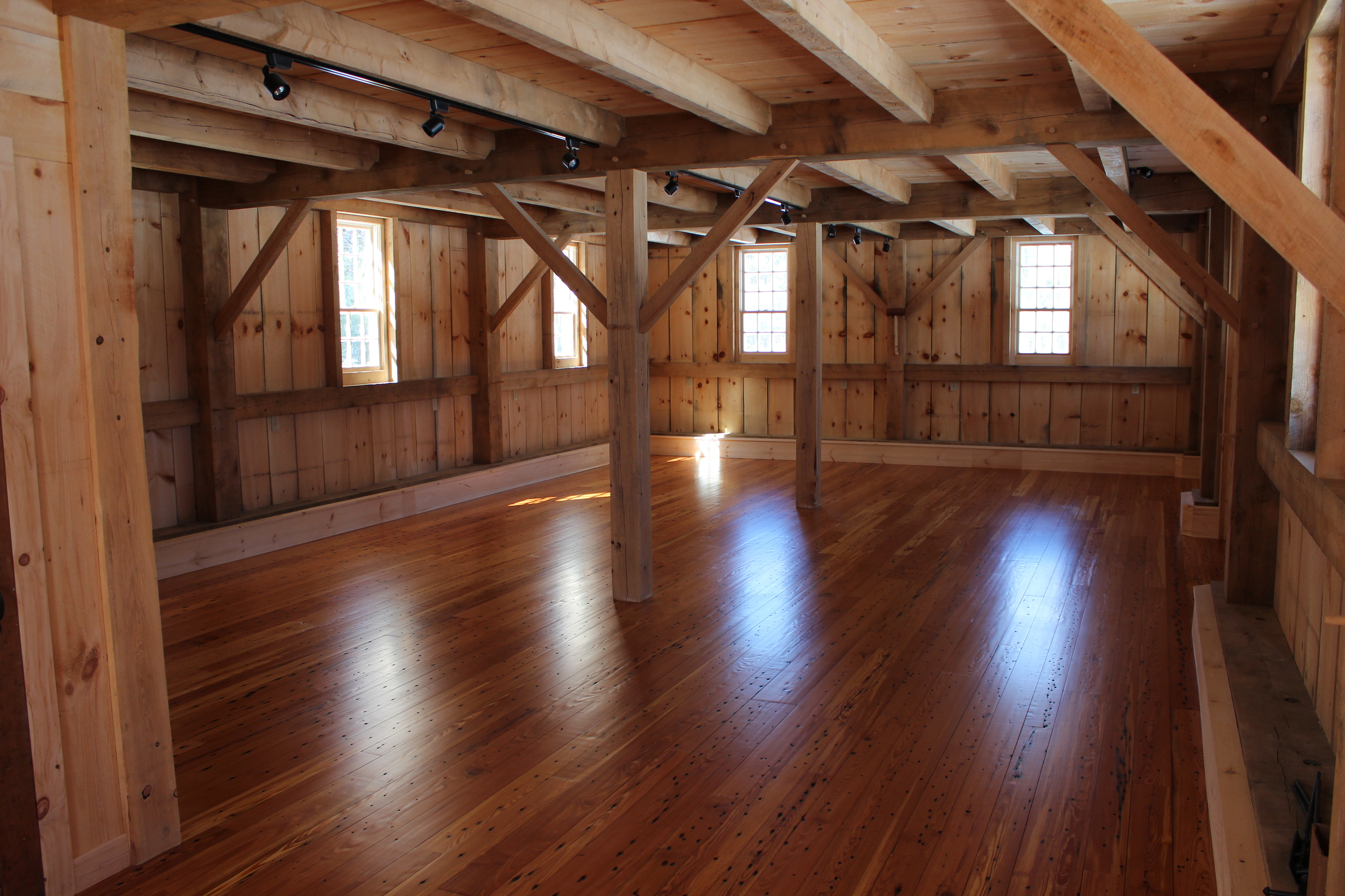 Timberframe barn, Ashfield MA