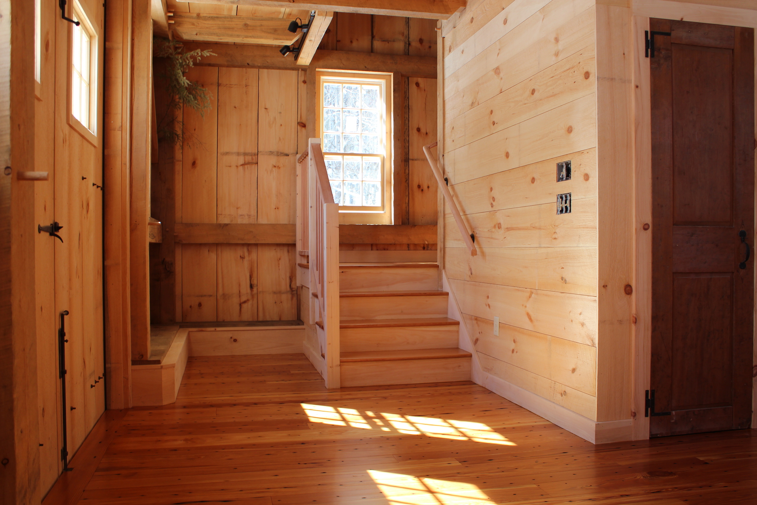 Timberframe barn, Ashfield MA