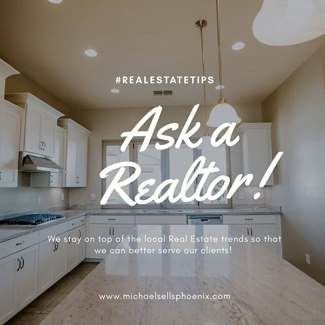 Today's #realestatetips is a super simple one - just ask a realtor! Rental questions? Ask a realtor. Selling a home? Ask a Realtor. New builds in the area? Ask a realtor!

This is what we do! 
Any questions? Ask ME!
.
.
.
.
.
#realestate #realtorlife