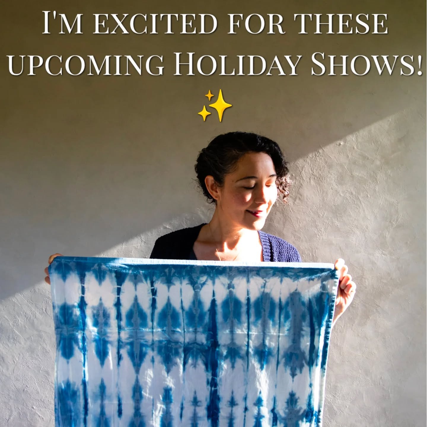 Hey Friends! I'm super excited to be vending at these super special holiday maker events! Lots of indigo dyed textiles and crystal glazed ceramics! ✨ I hope to see you there! ✨

@bellinghammakersmarket 
@orcascenter Handmade Craft Market 
@flockingsw