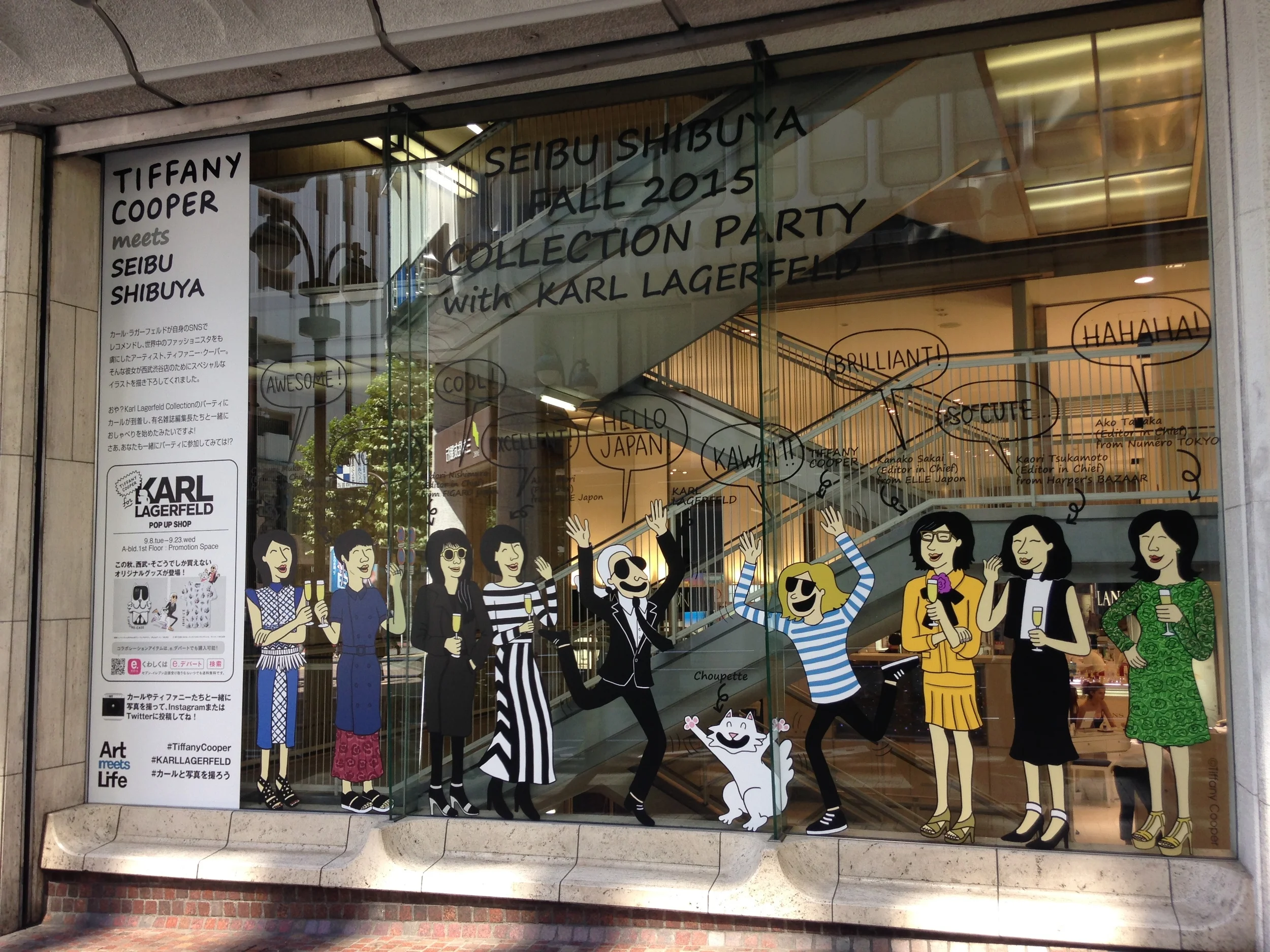 COLLABORATION WINDOW IN SEIBU SOGO, TOKYO