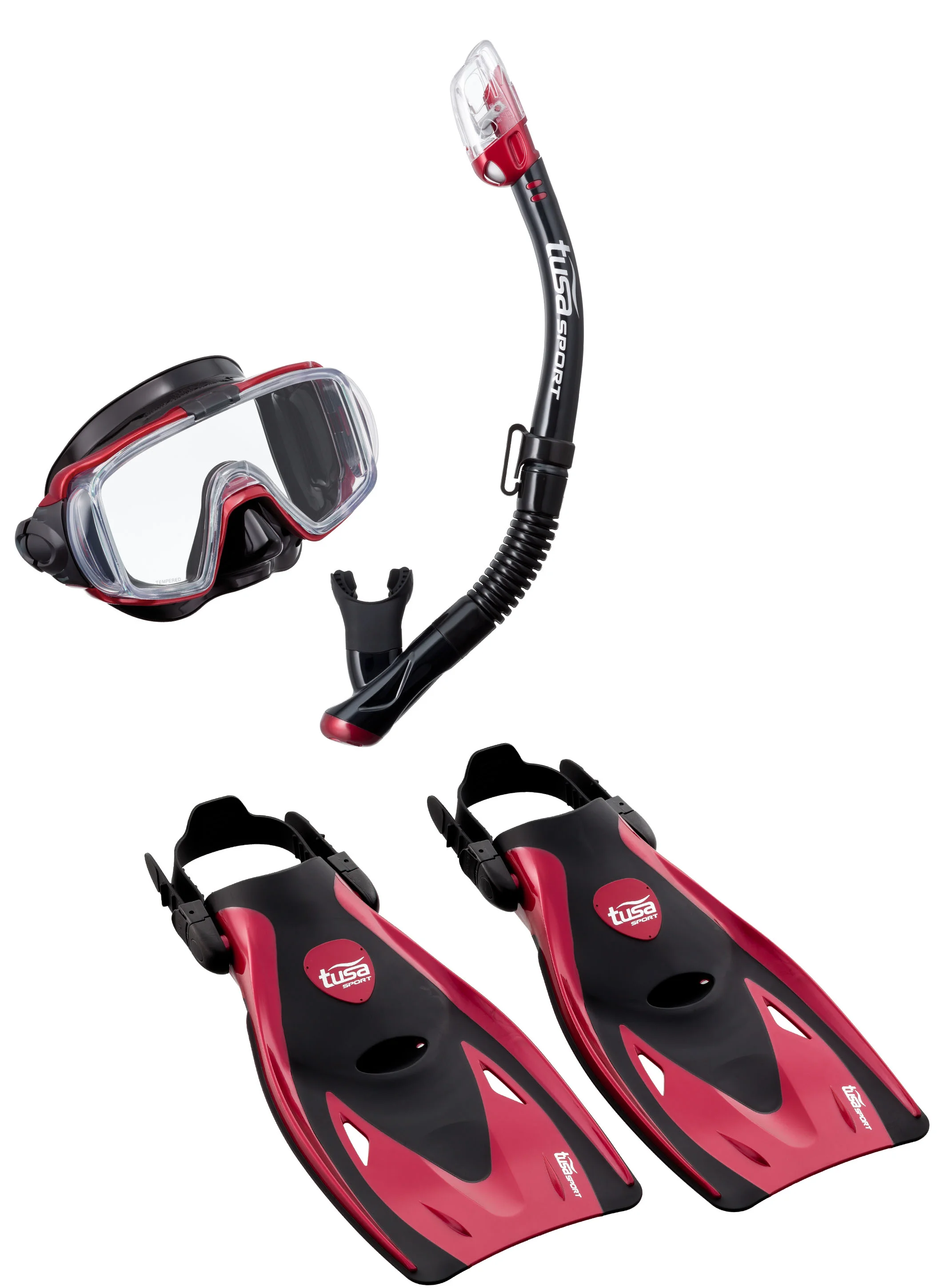 TUSA Adult Snorkel Kit Visio TriEx — Aquaventures