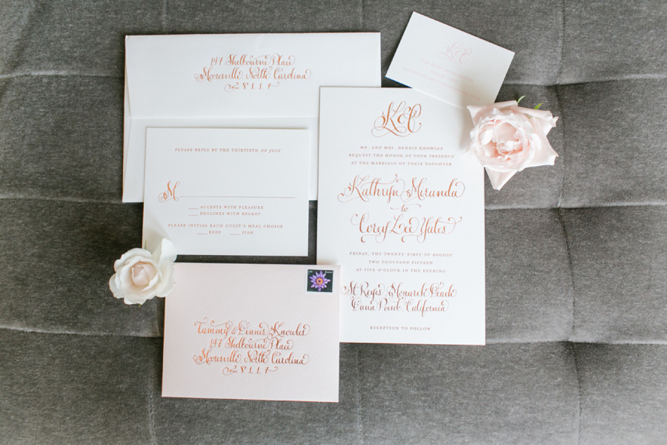 Kathryn and Corey // St Regis Monarch Beach // Style Me Pretty
