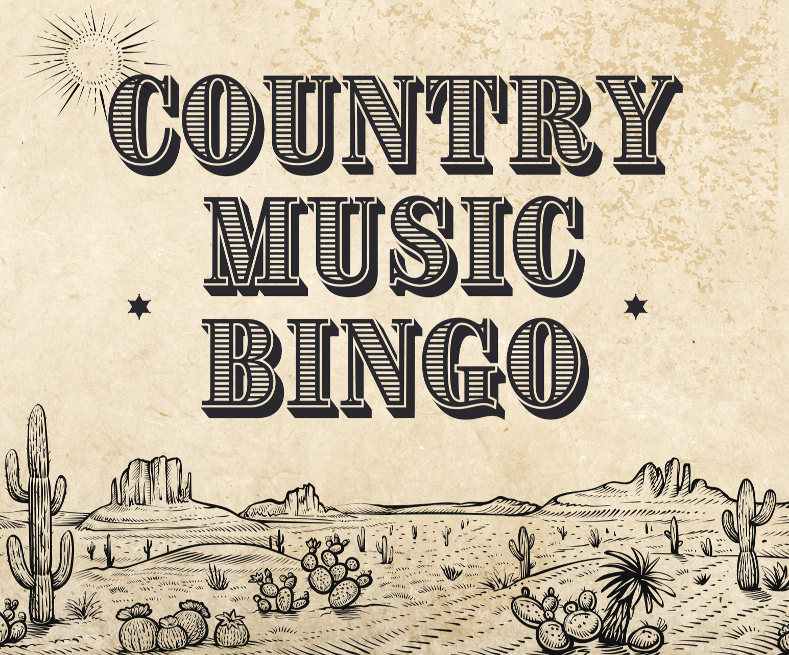 Country Music Bingo