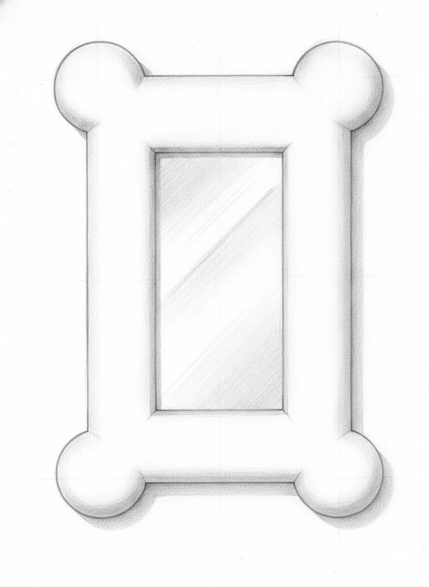 Georgie Mirror from Wilson Studio