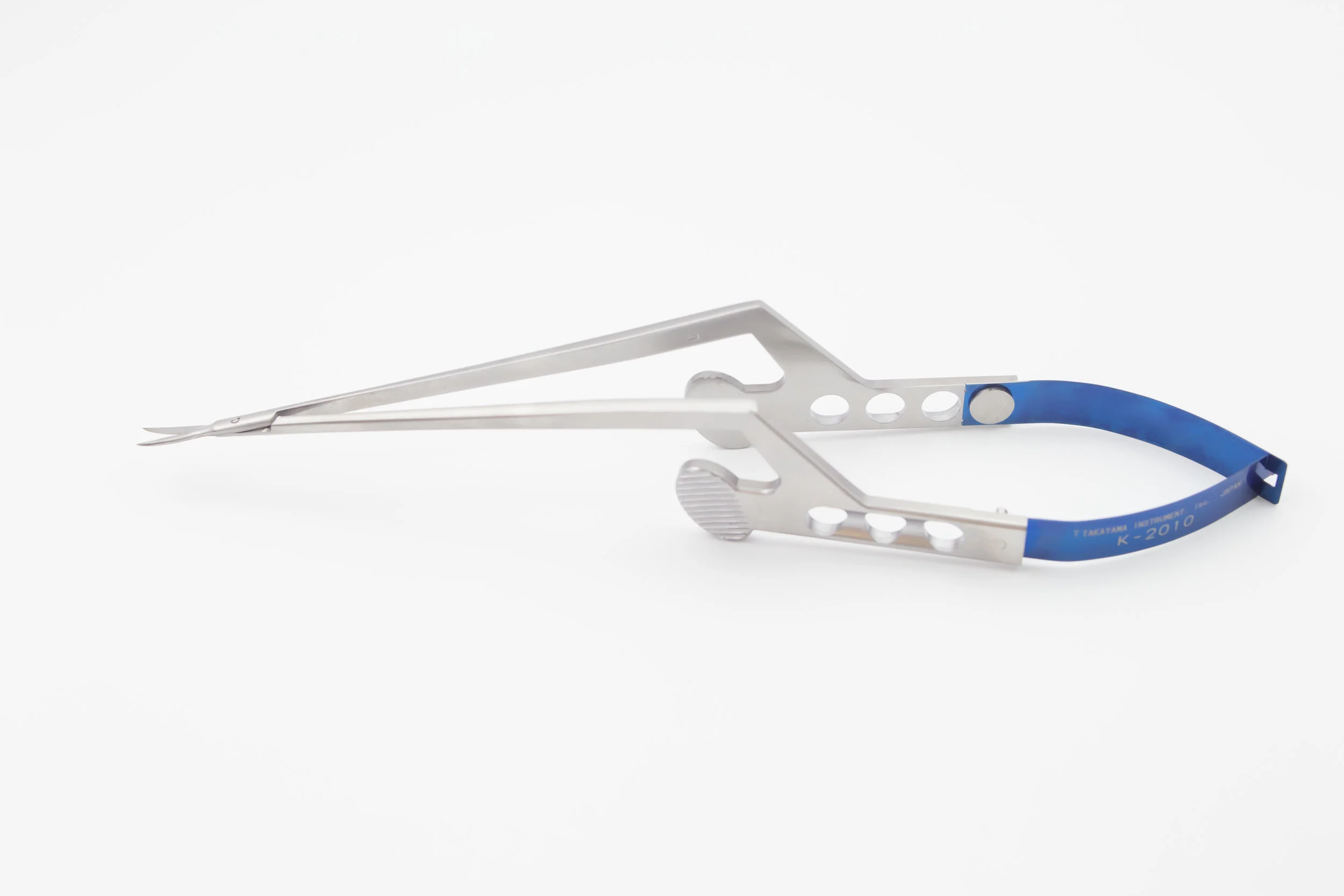 Microscissors, K-Bayonet, 200mm (100mm W.L.), Serrated Mini Blade, Right-Handed