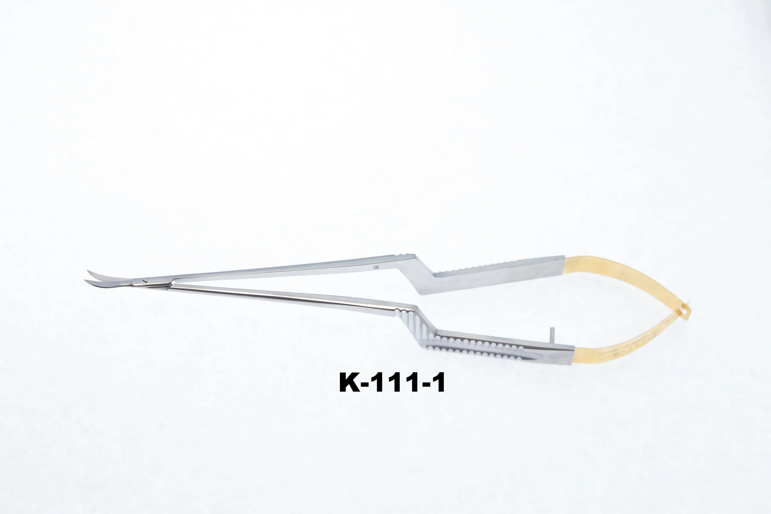Microscissors, Bayonet, 195mm (100mm W.L.), Higher Curvature Blades